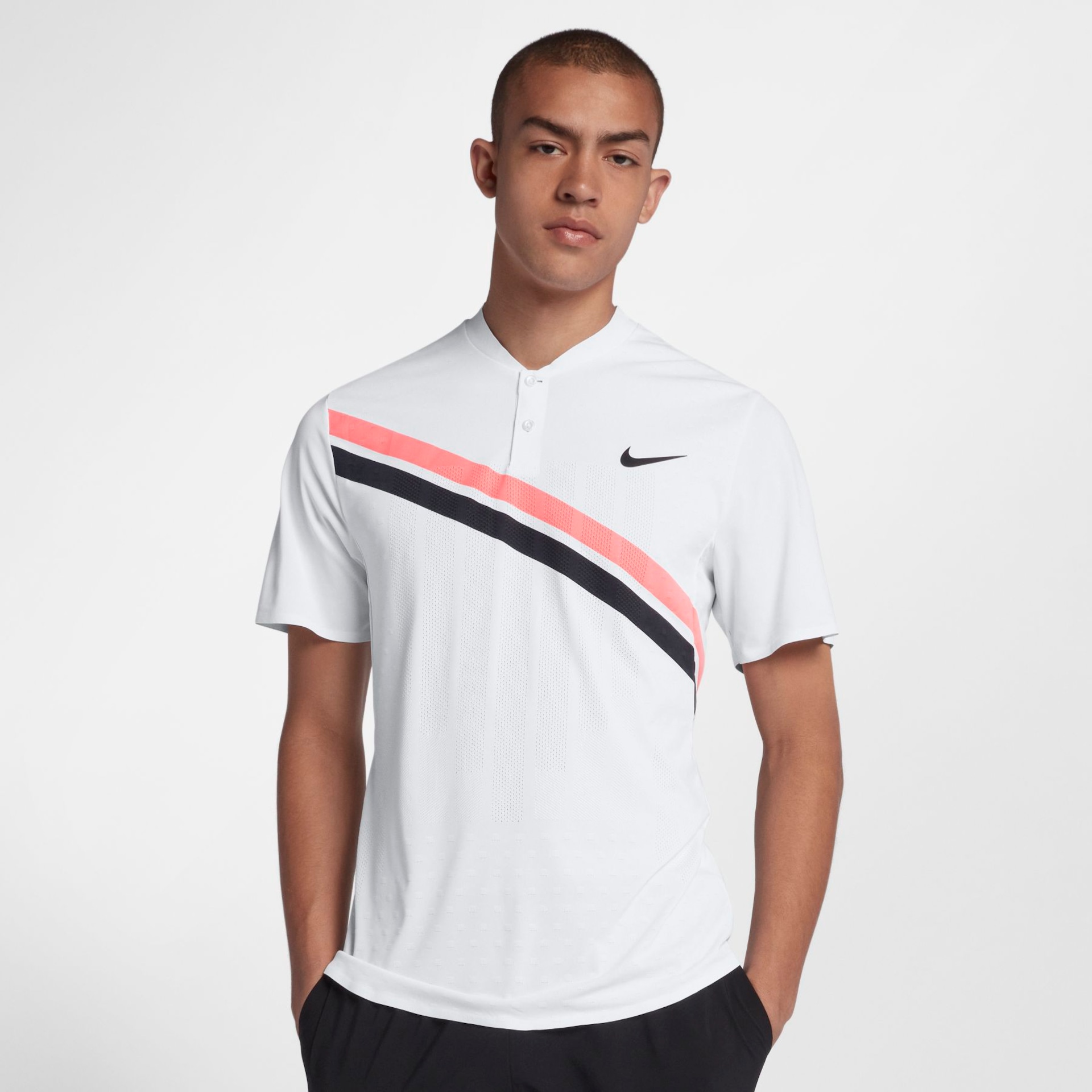 Camisa Polo Nike Court Zonal Roger Federer Masculina - Foto 1
