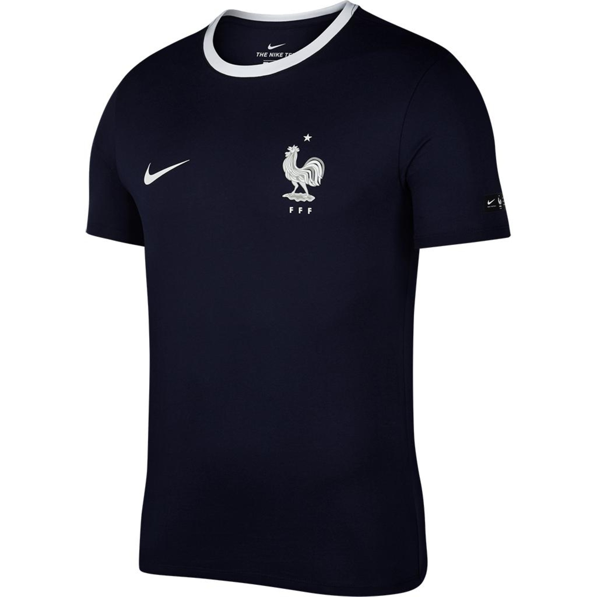 Camiseta Nike França 2018 Crest Masculina - Foto 1