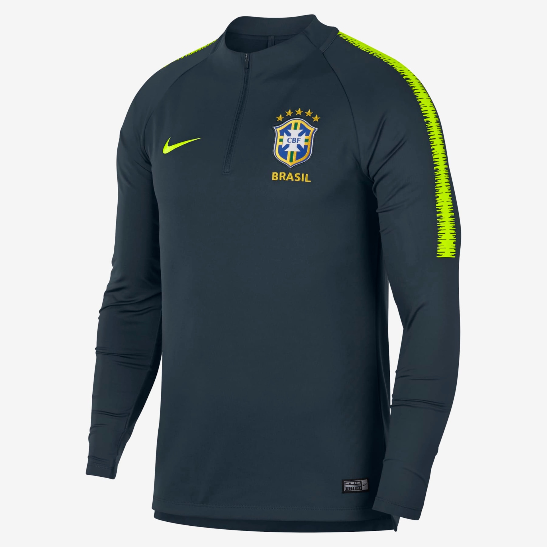 Camisa de Treino Nike Brasil Drill Masculina - Foto 1