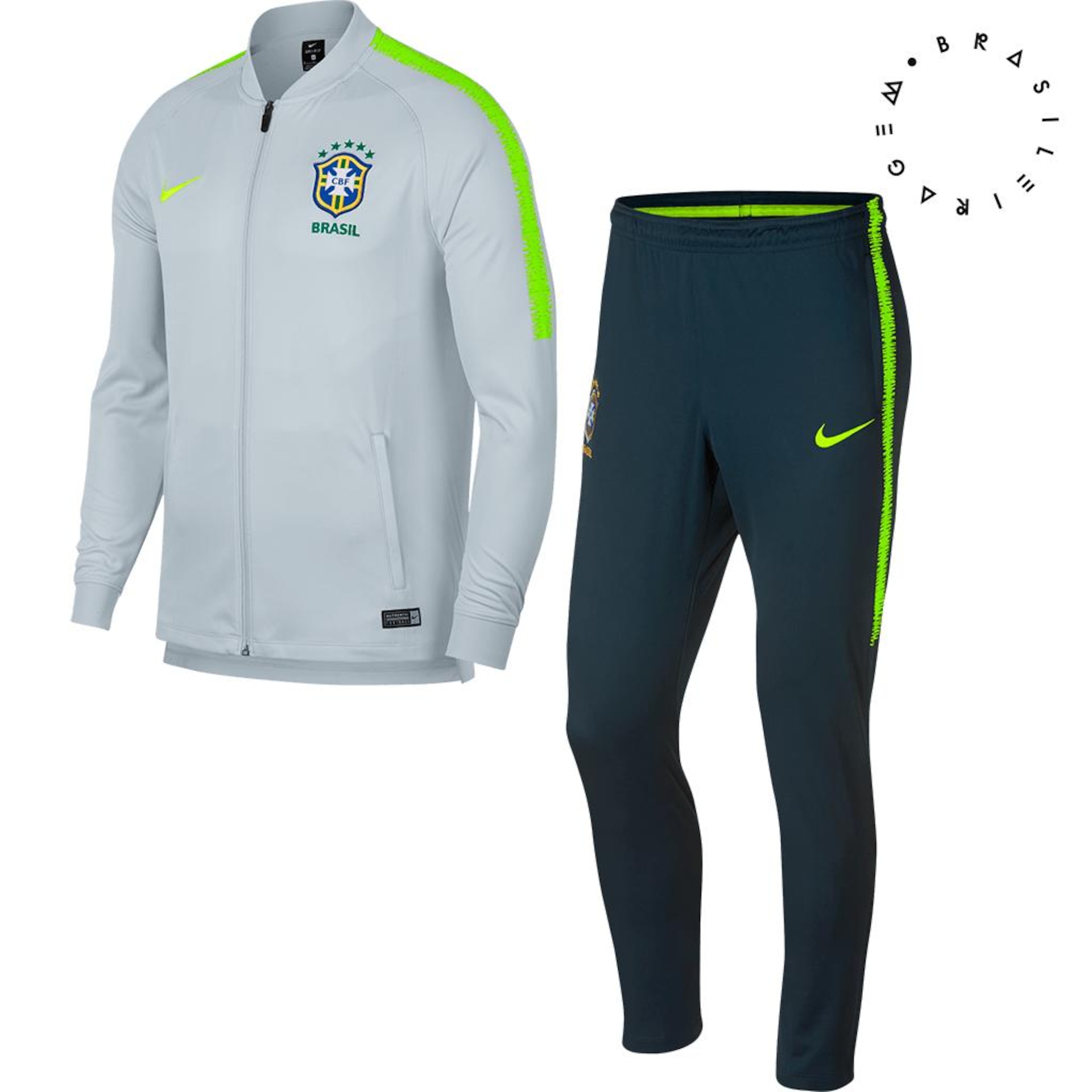Agasalho Nike Brasil Track Suit Masculino - Foto 1