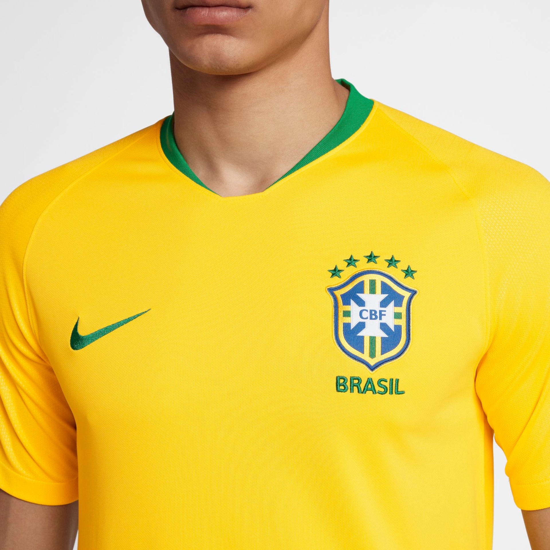 Camisa Nike Brasil I 2018/19 Torcedor Pro Masculina - Foto 3