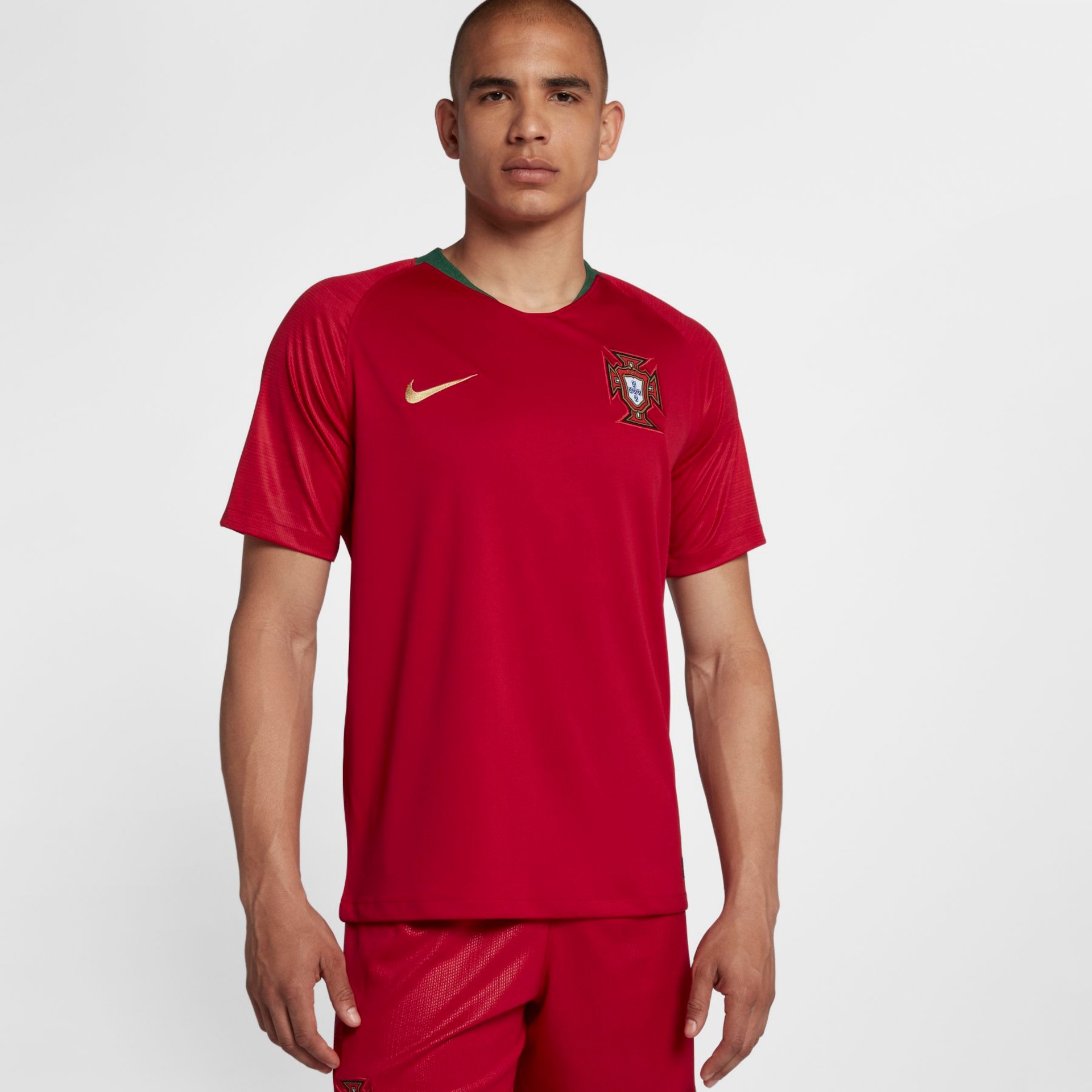 Camisa Nike Portugal I 2018/19 Torcedor Pro Masculina - Foto 1