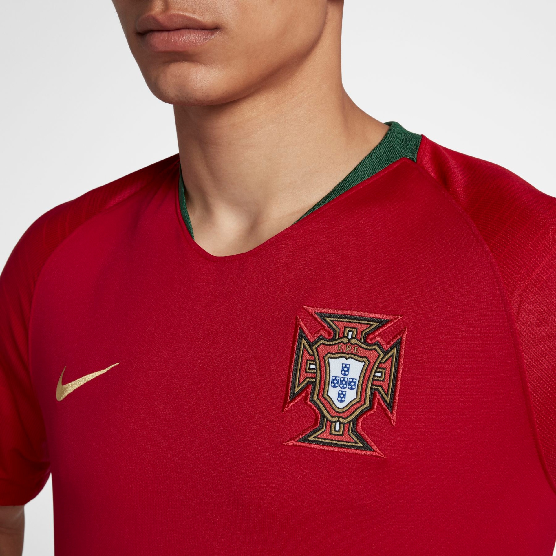 Camisa Nike Portugal I 2018/19 Torcedor Pro Masculina - Foto 3