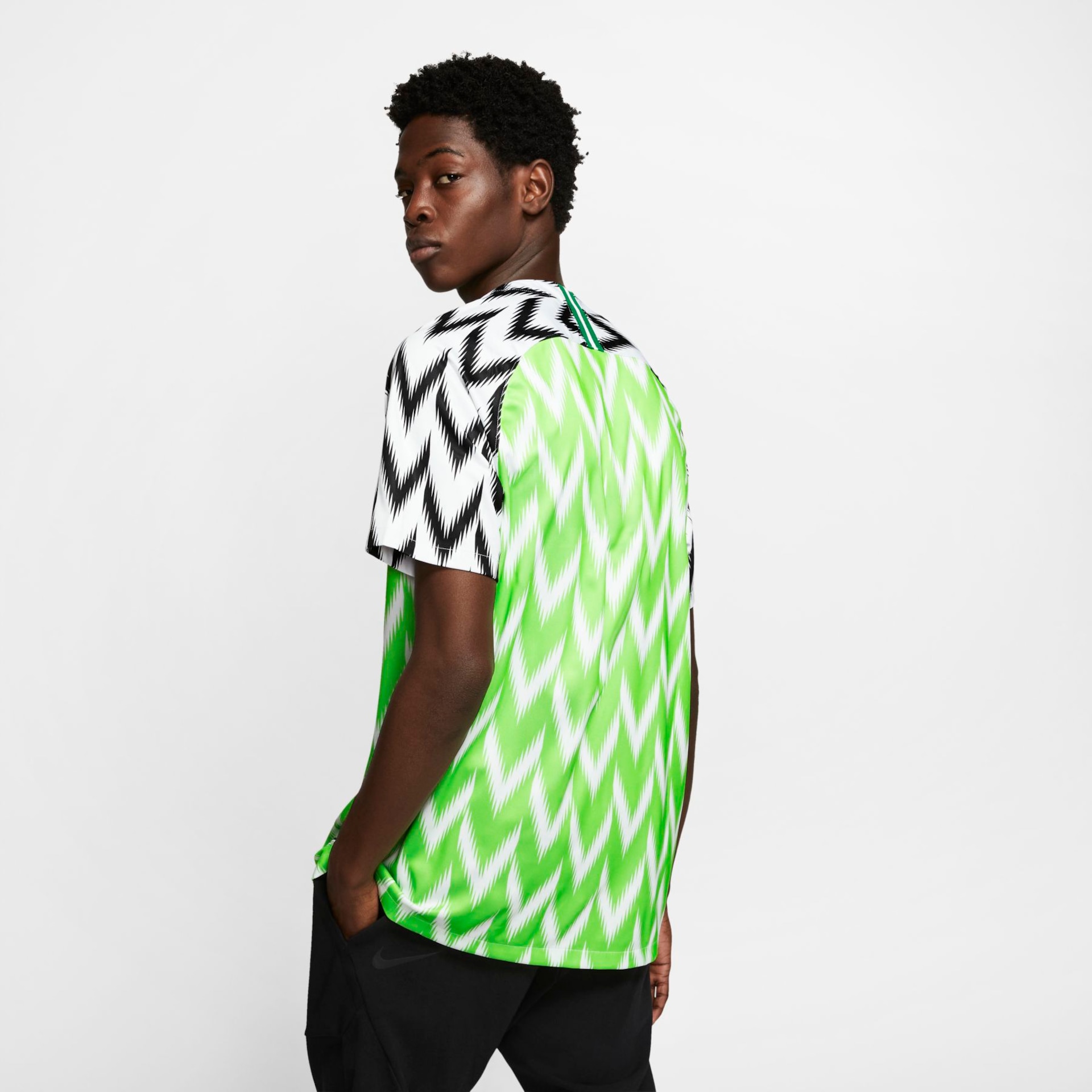 Camisa Nike Nigéria I 2018/19 Torcedor Pro Masculina - Foto 3