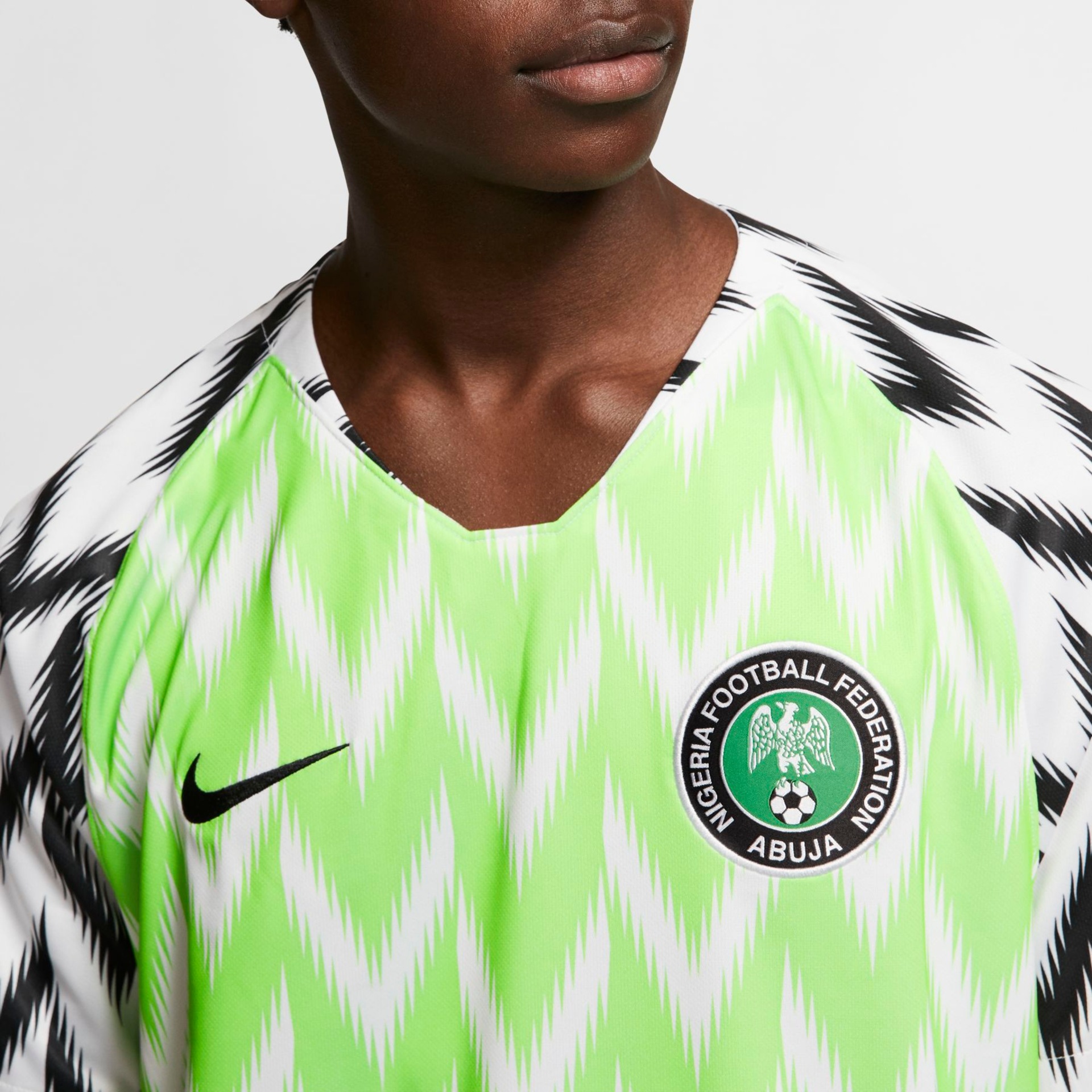 Camisa Nike Nigéria I 2018/19 Torcedor Pro Masculina - Foto 4