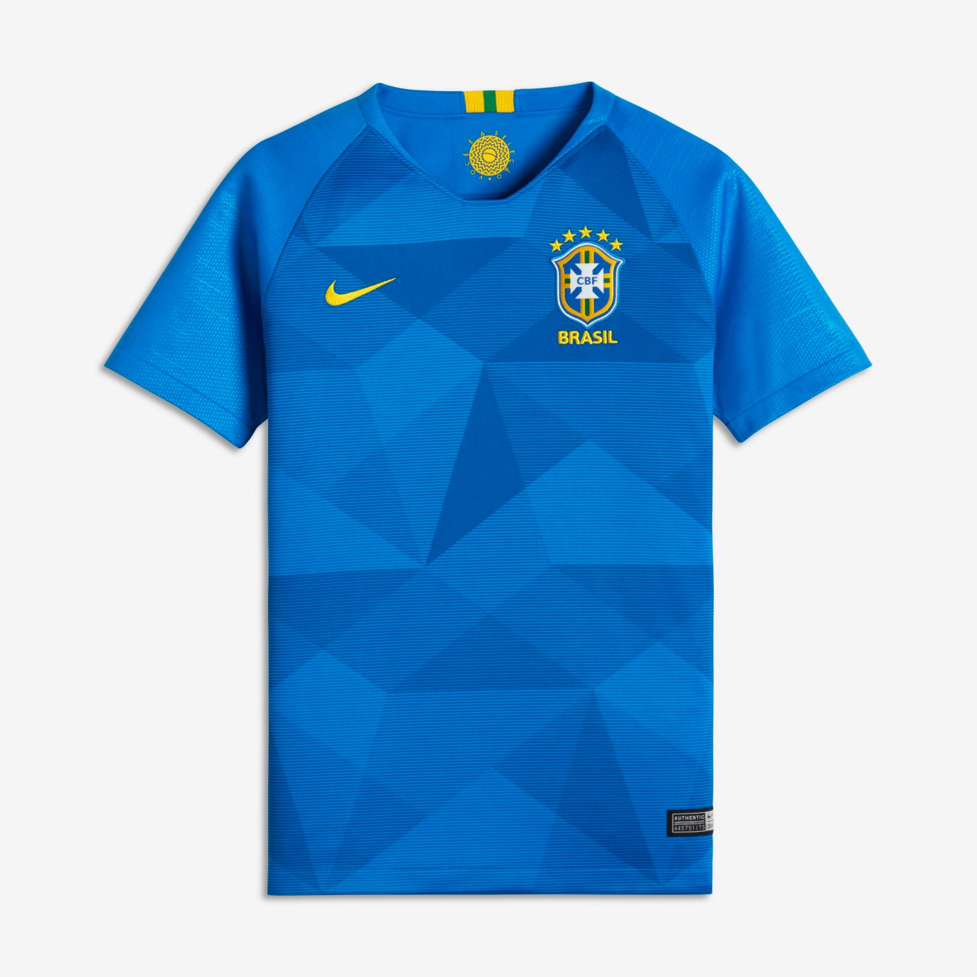Camisa Nike Brasil II 2018/19 Torcedor Pro Infantil - Foto 5