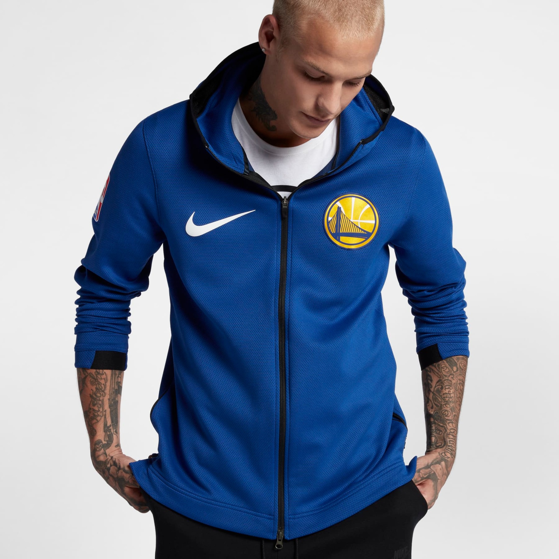 Jaqueta Nike Golden State Warriors Therma Flex Showtime Masculina - Foto 1