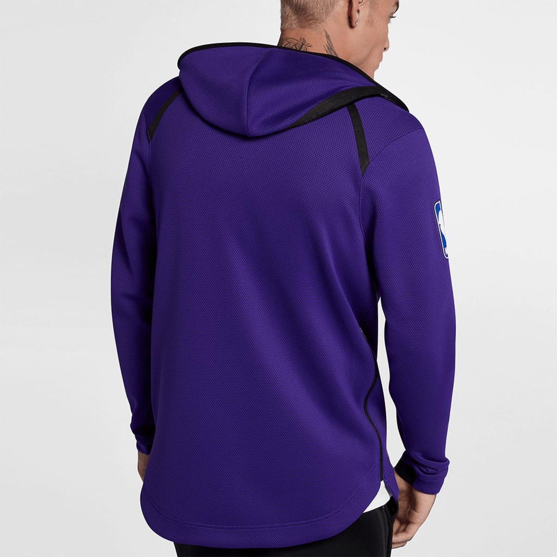 Jaqueta Nike Los Angeles Lakers Therma Flex Showtime Masculina - Foto 2