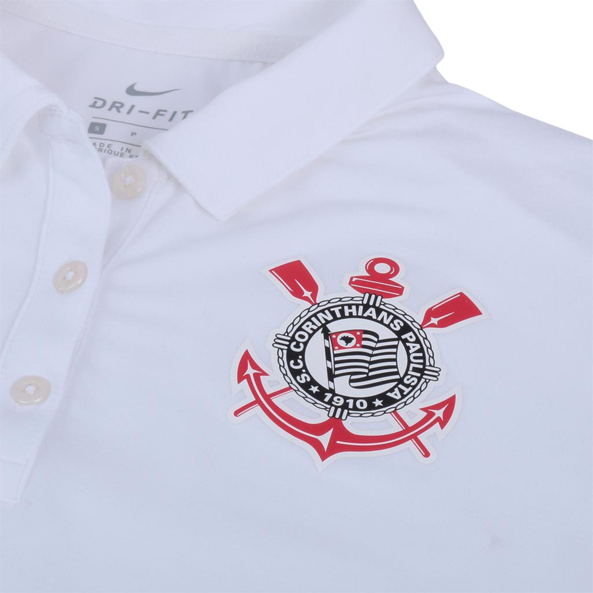 Camisa Polo Nike Corinthians Pure Crew Feminina - Foto 2