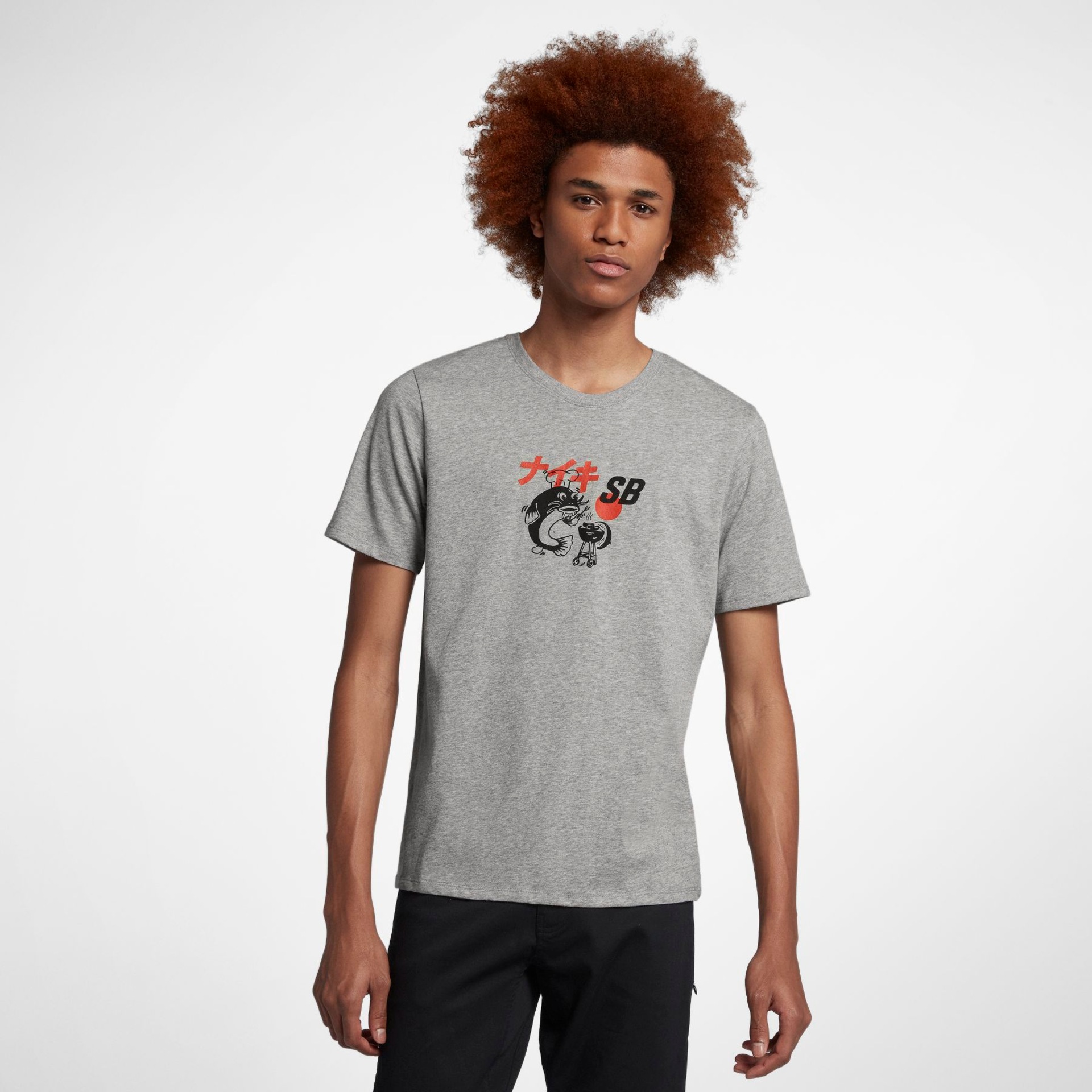 Camiseta Nike SB Dri-Fit BBQ Fish Masculina - Foto 1