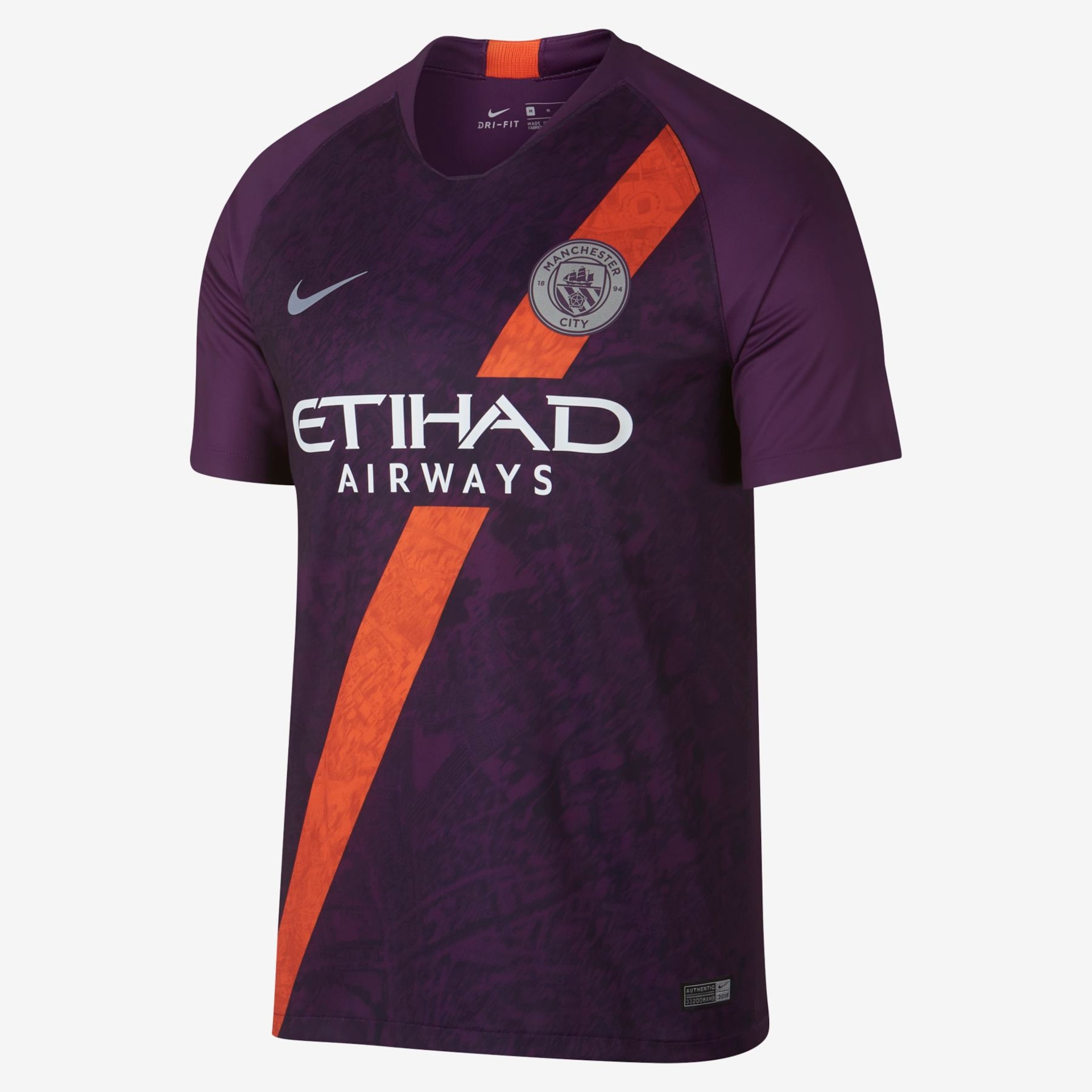 Camisa Nike Manchester City III 2018/19 Torcedor Pro Masculina - Foto 1