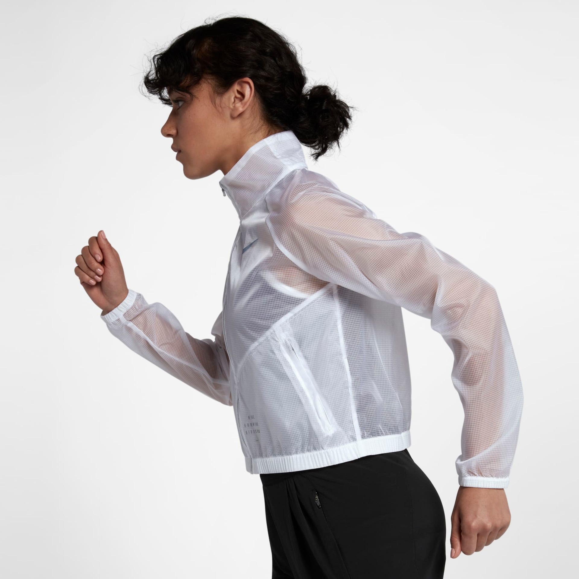 Jaqueta Nike Transparente Run Division Feminina - Foto 1