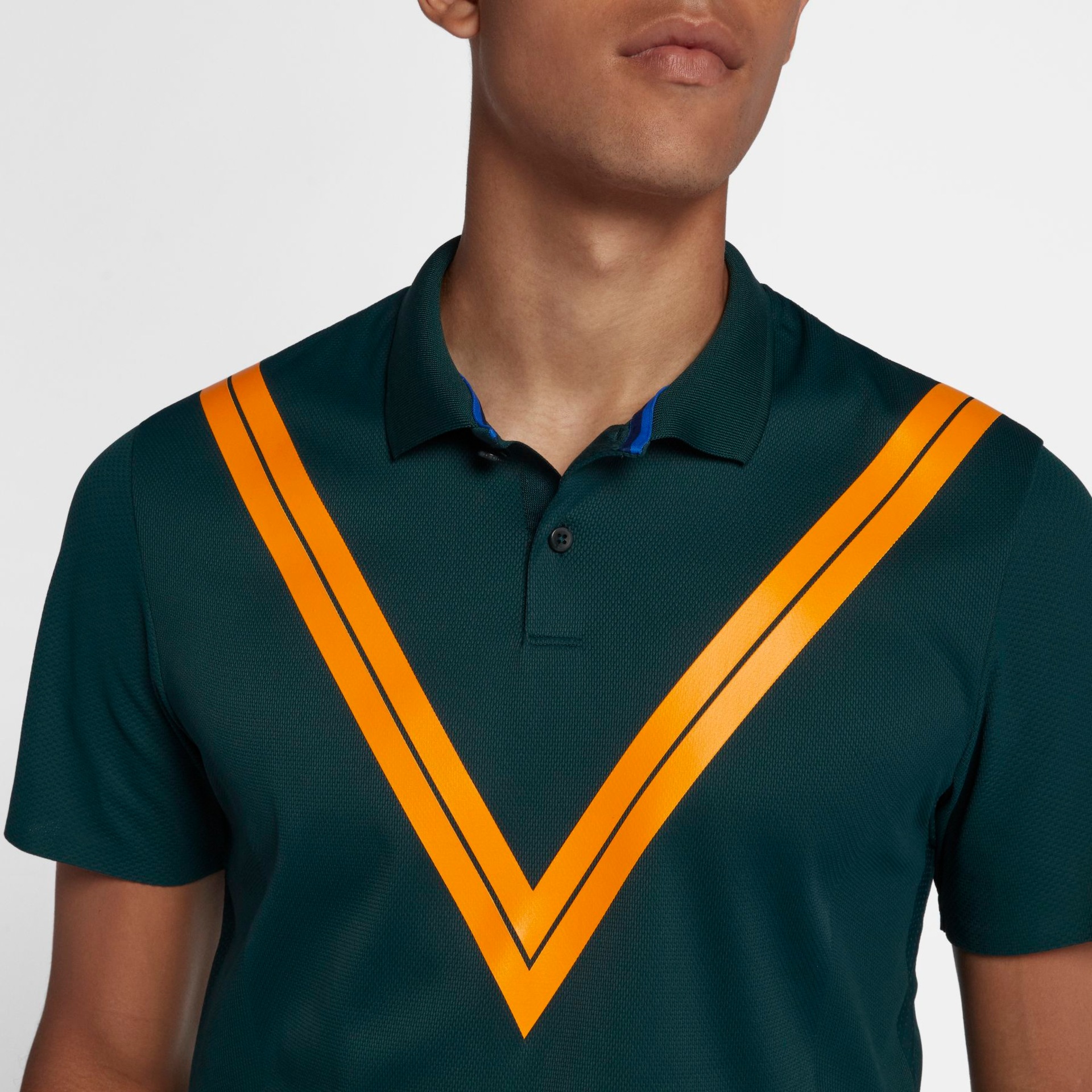 Camisa Polo Nike Court Tech Knit Cool RF Advantage Masculina - Foto 2