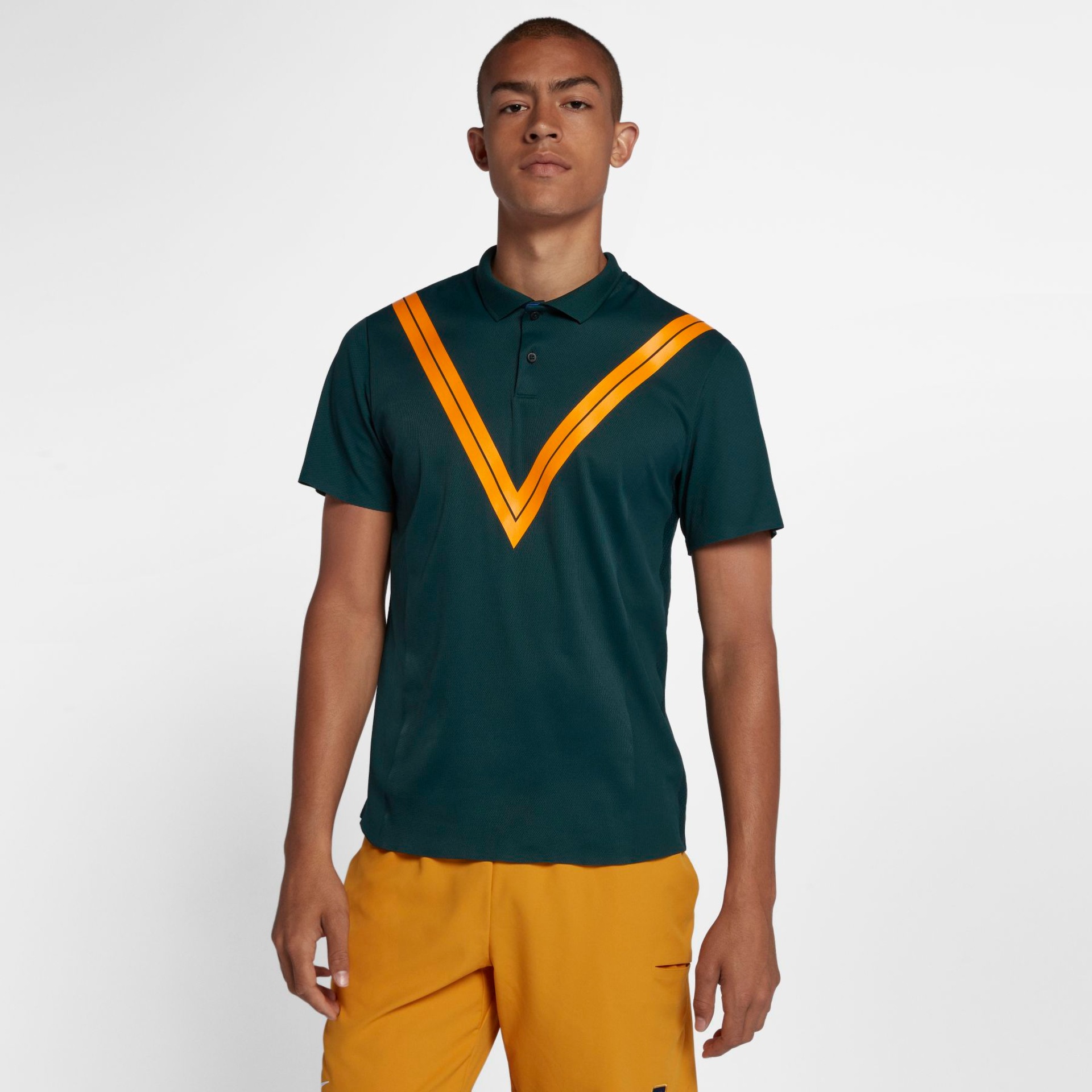 Camisa Polo Nike Court Tech Knit Cool RF Advantage Masculina - Foto 1