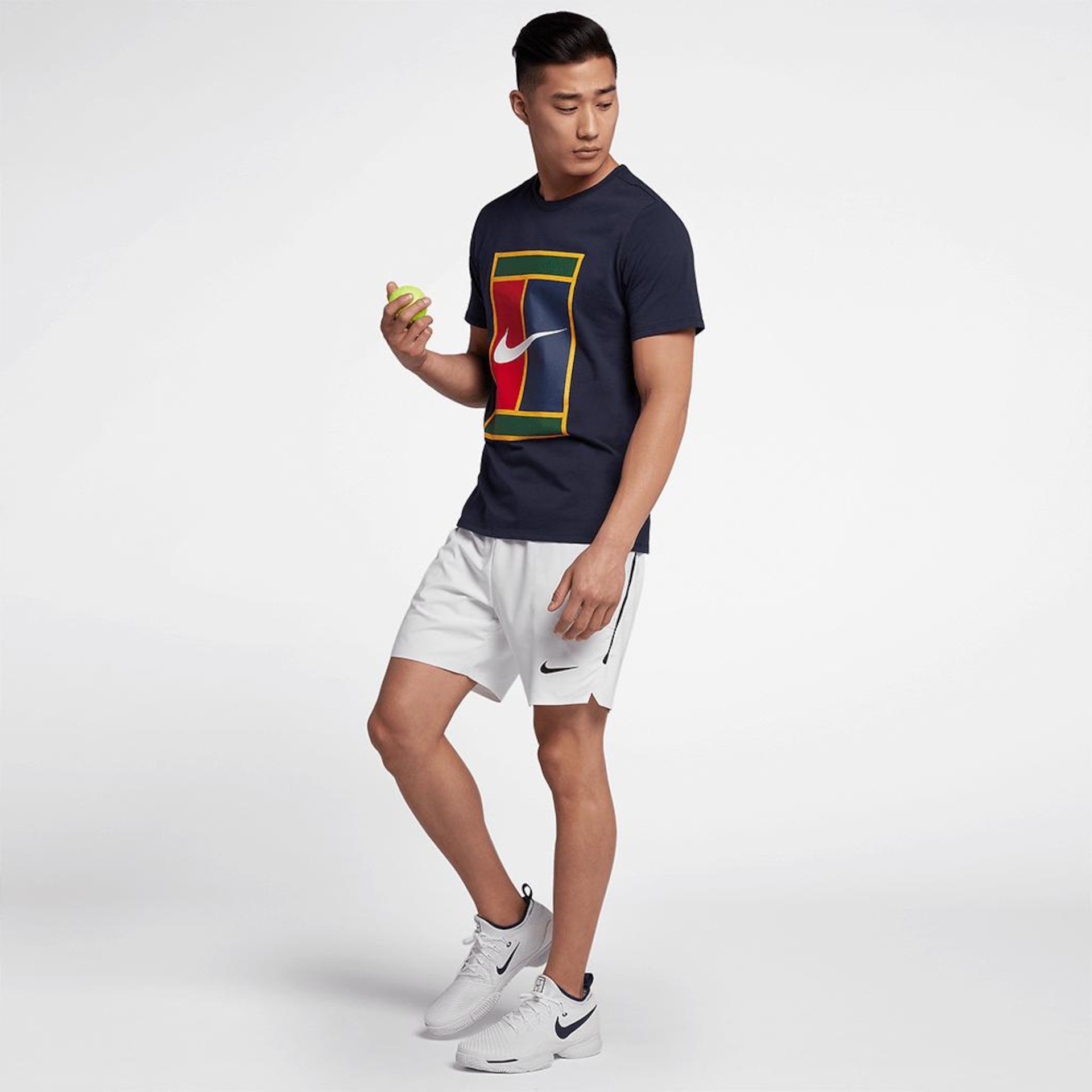 Camiseta Nike Court Heritage Logo Masculina - Foto 4