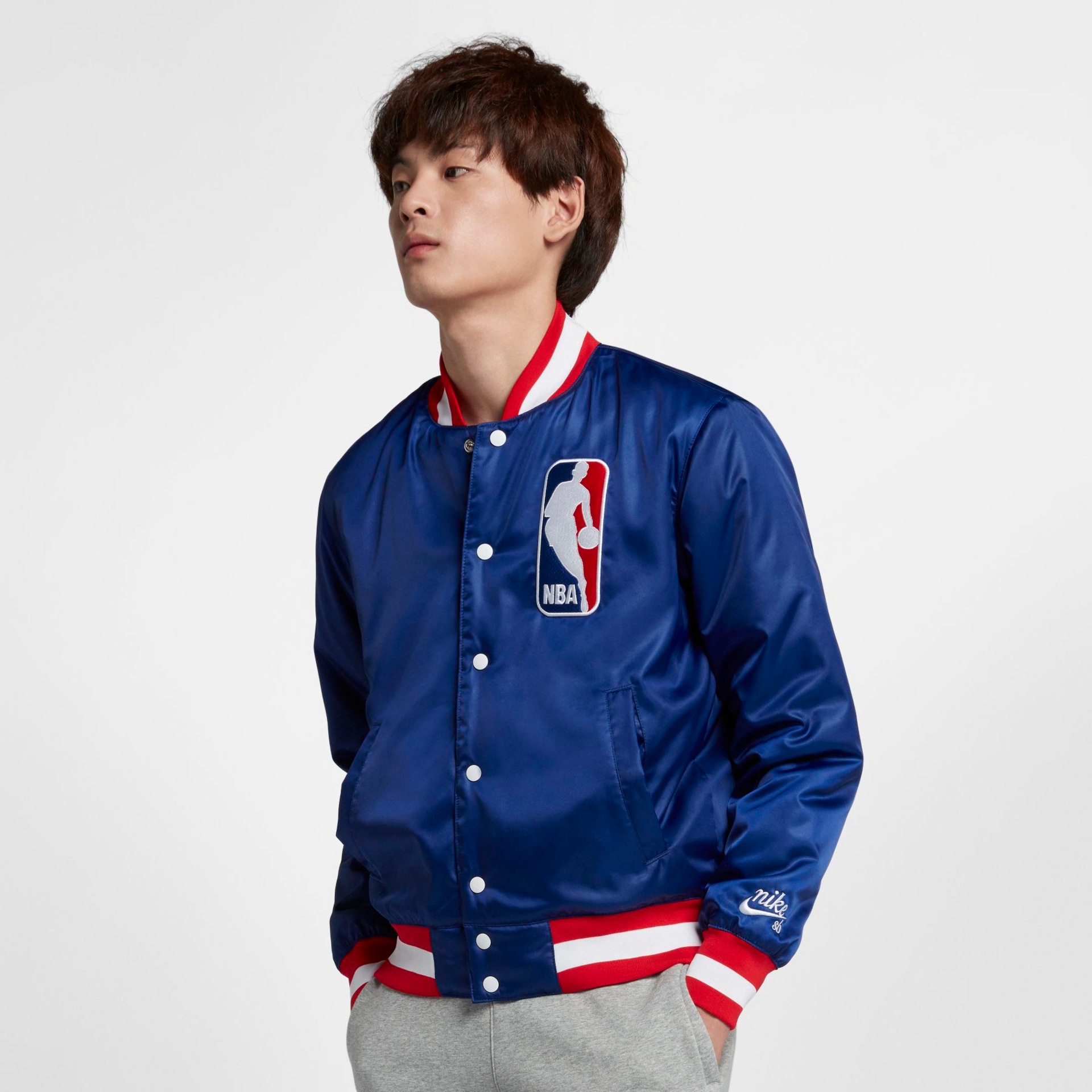 Jaqueta Nike SB x NBA Bomber Masculina - Foto 1