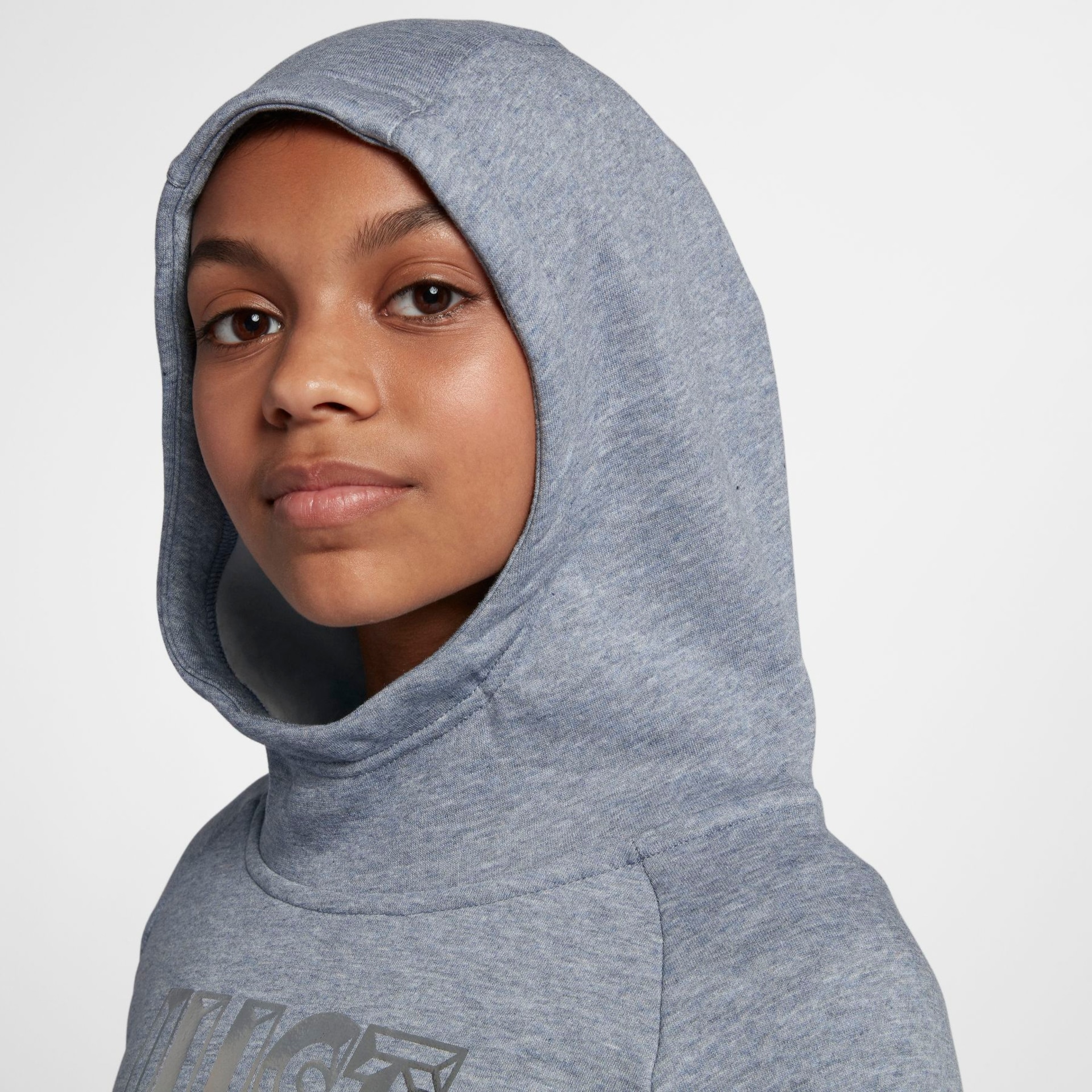 Blusão Nike Sportswear Just Do It Cropped Infantil - Foto 2