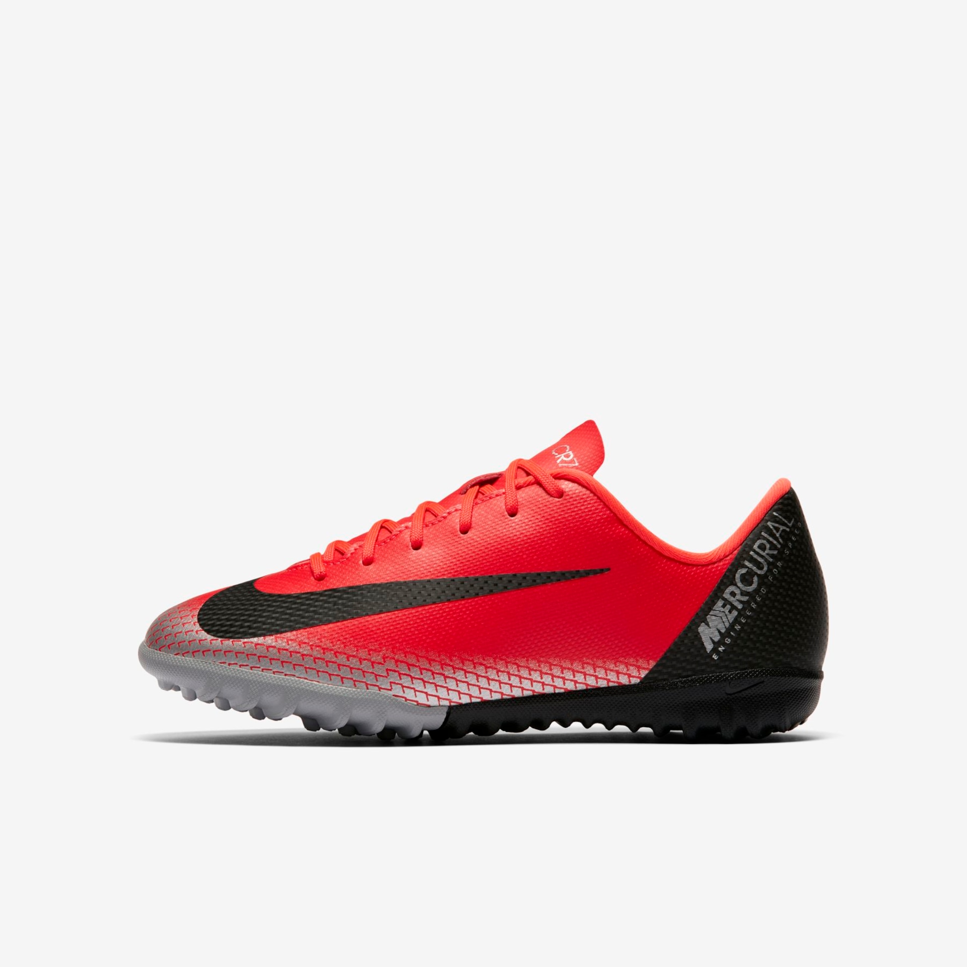 Chuteira Nike Mercurial Vapor XII Academy CR7 Infantil Society - Foto 1