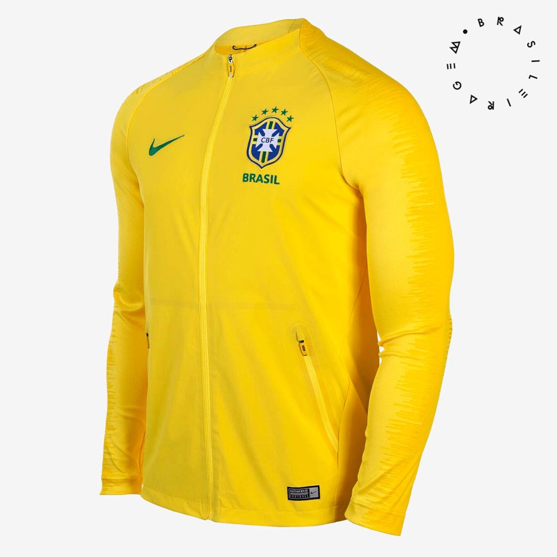 Jaqueta Nike Brasil Strike Anthem Masculina - Foto 1