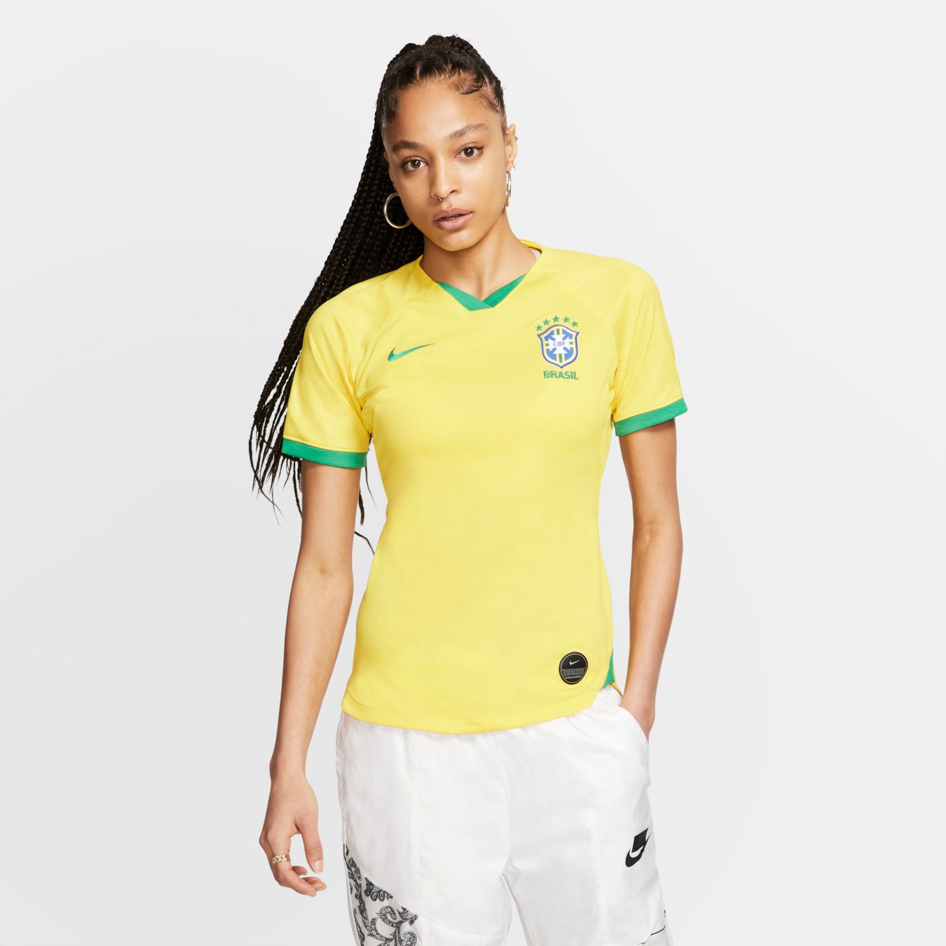 Camisa Nike Brasil I 2020/21 Torcedora Pro Seleção Feminina - Foto 1