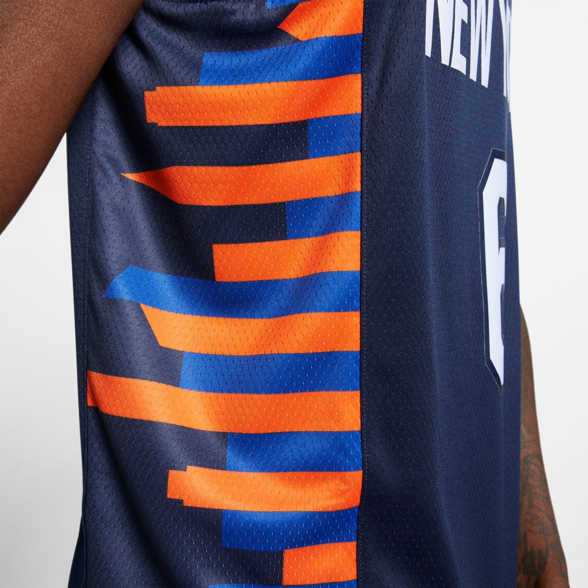 Regata Nike New York Knicks City Edition Swingman Masculina - Foto 5