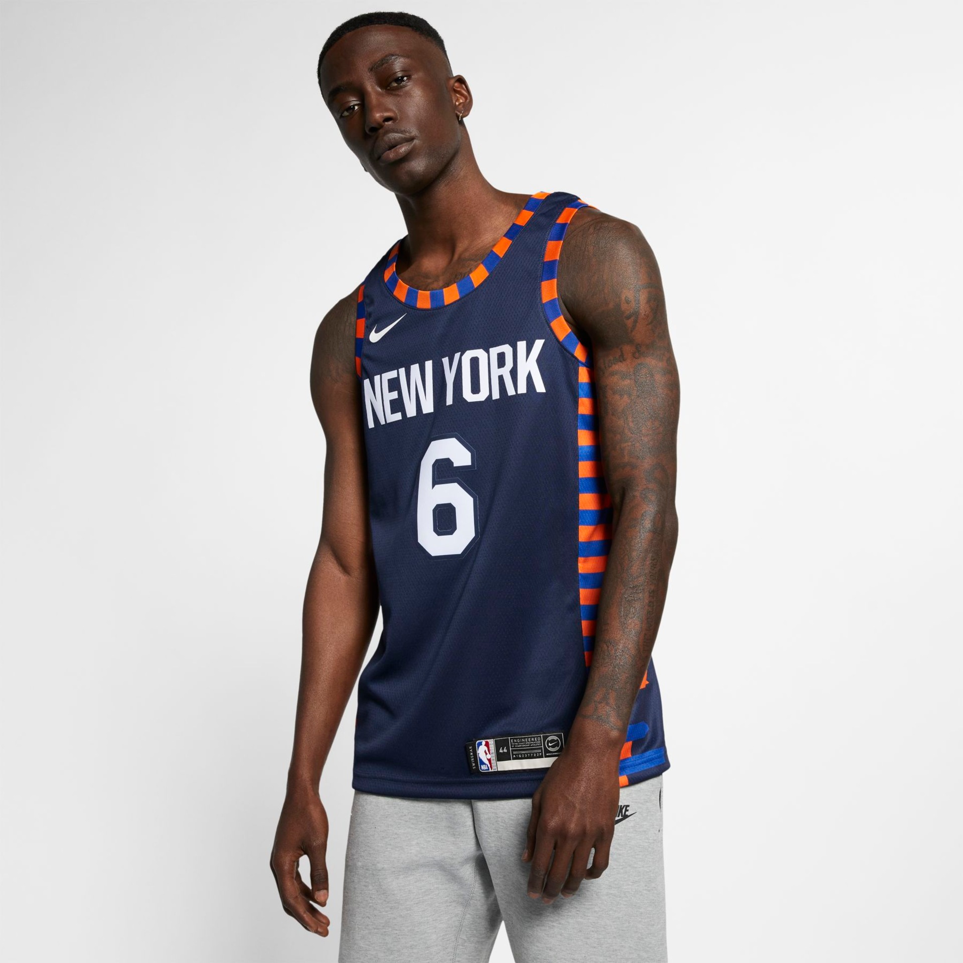 Regata Nike New York Knicks City Edition Swingman Masculina - Foto 1