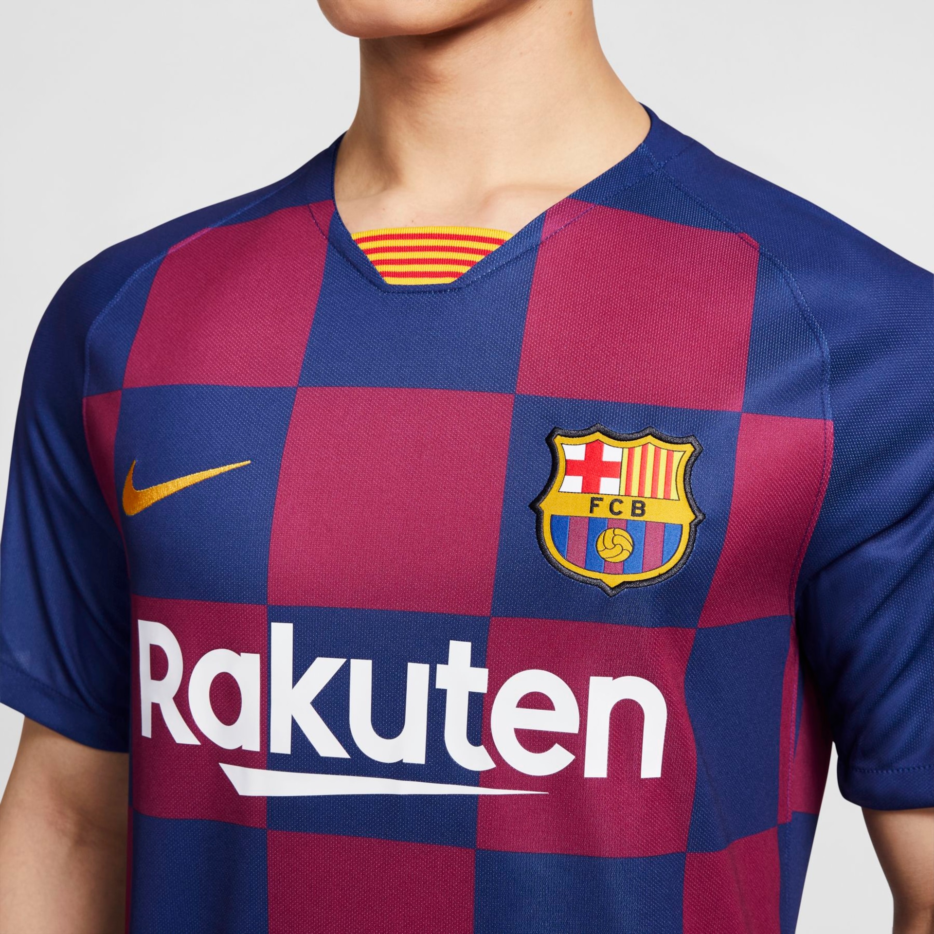 Camisa Nike Barcelona I 2019/20 Torcedor Pro Unissex - Foto 3