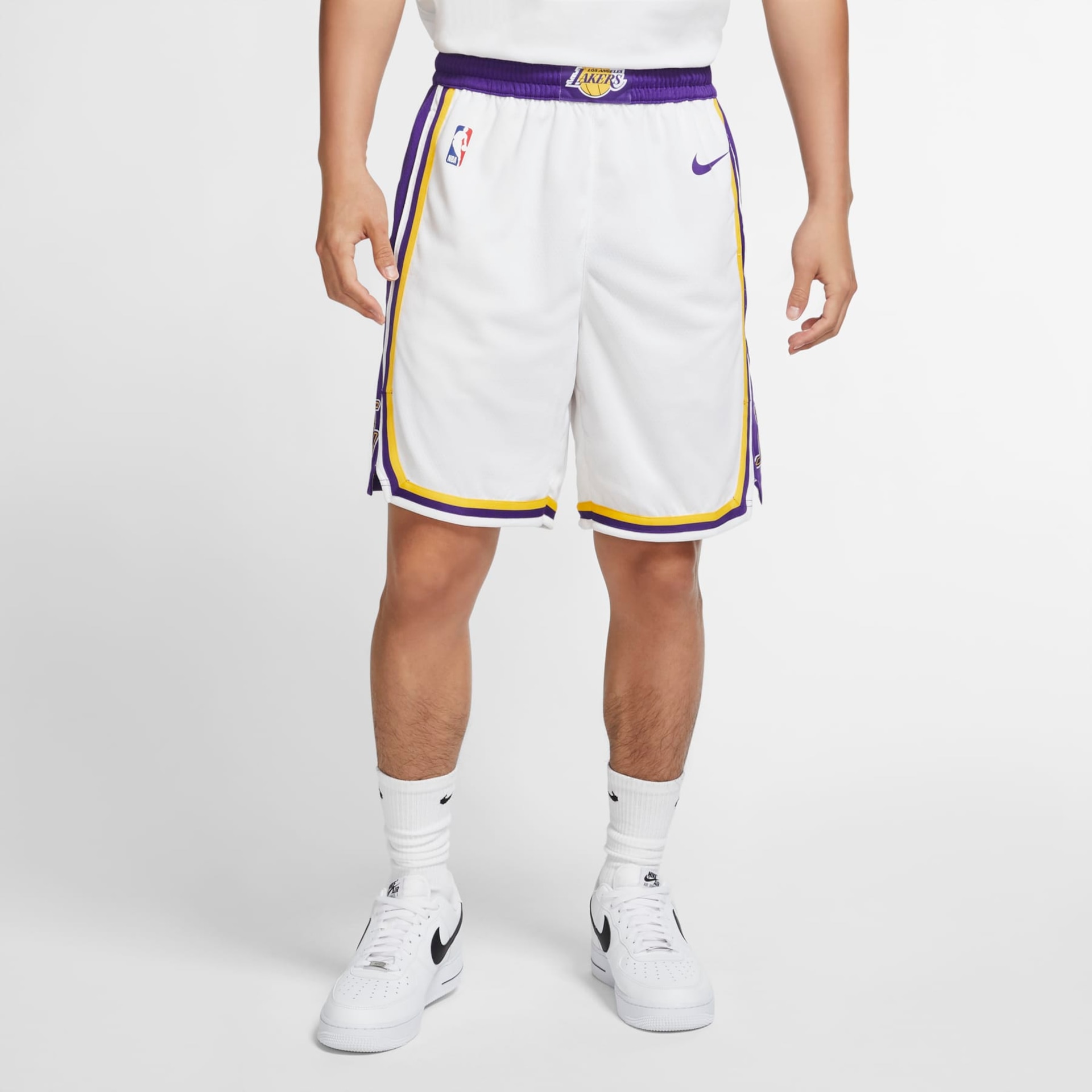 Shorts Nike Los Angeles Lakers Association Edition Swingman Masculino - Foto 1