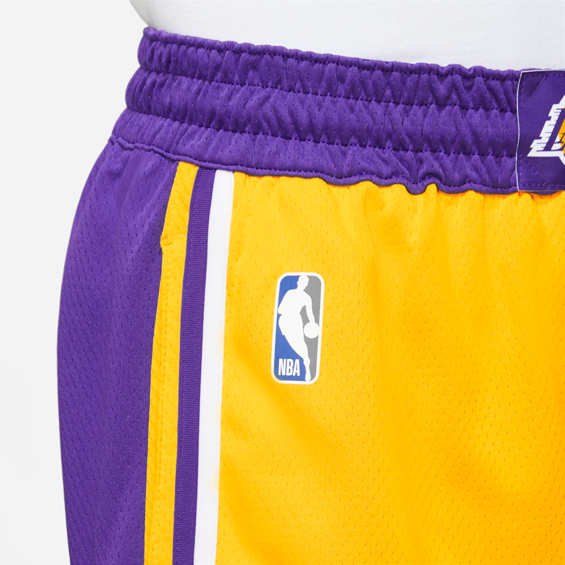 Shorts Nike Los Angeles Lakers Icon Edition Swingman Masculino - Foto 6