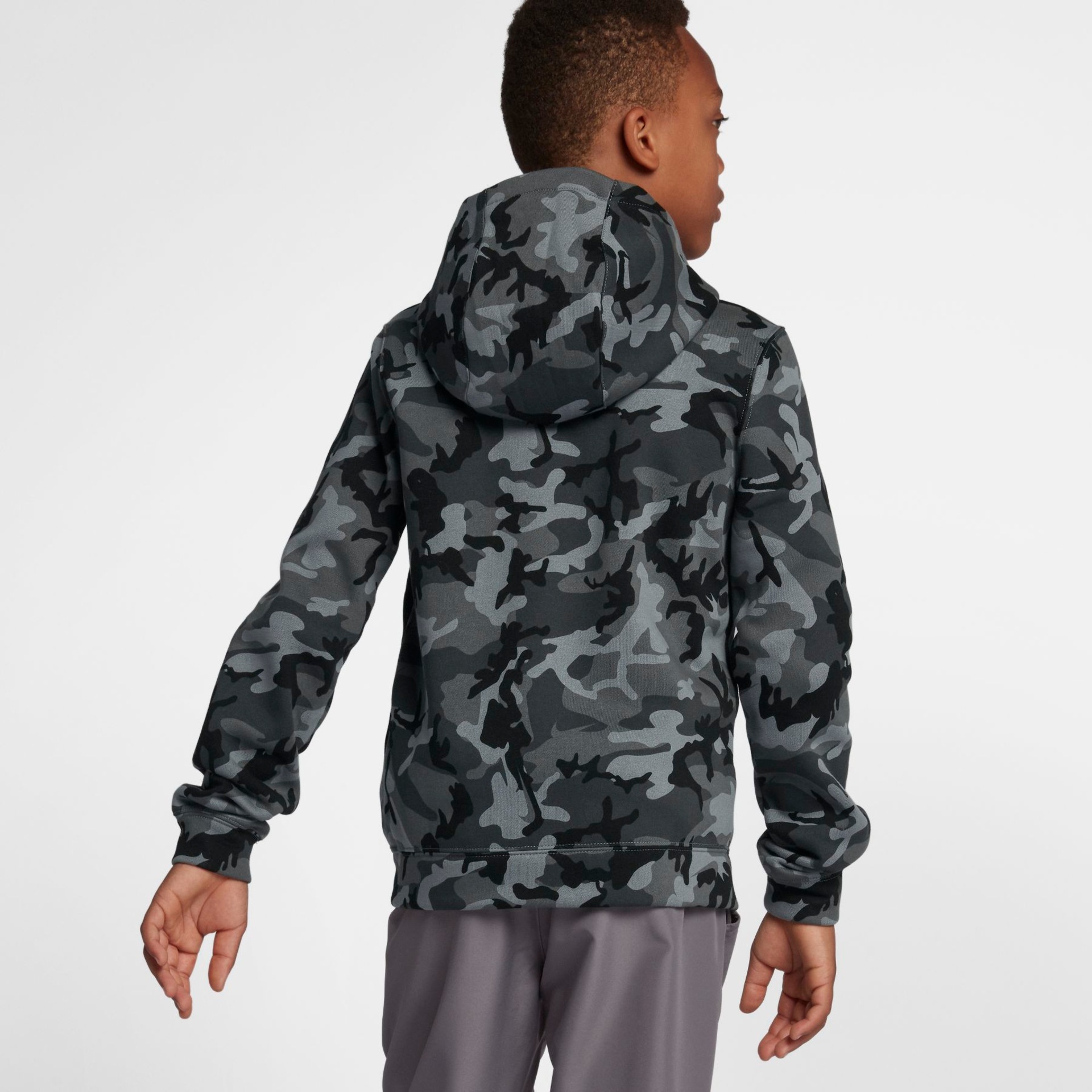 Jaqueta Nike Sportswear Club Fleece Infantil - Foto 4