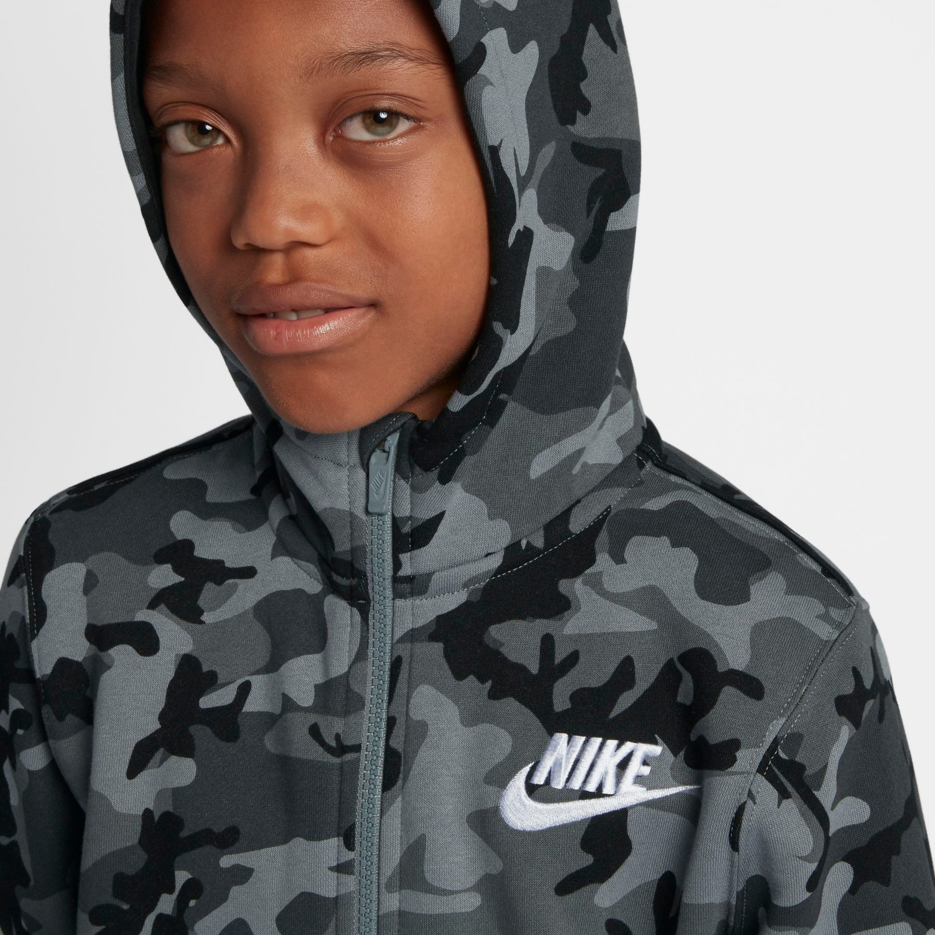 Jaqueta Nike Sportswear Club Fleece Infantil - Foto 6