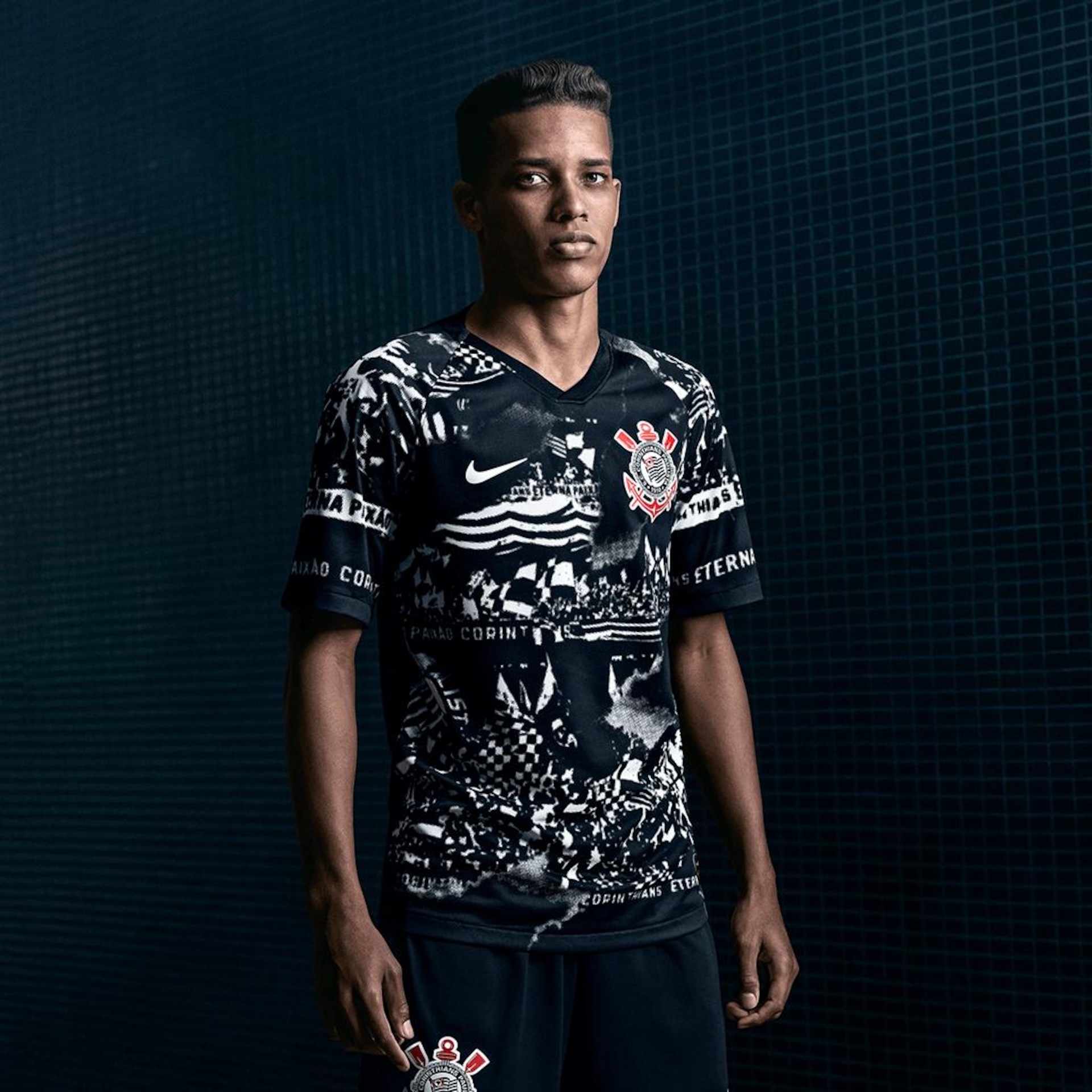 Camisa Nike Corinthians III Invasões Jogador Masculina - Foto 1