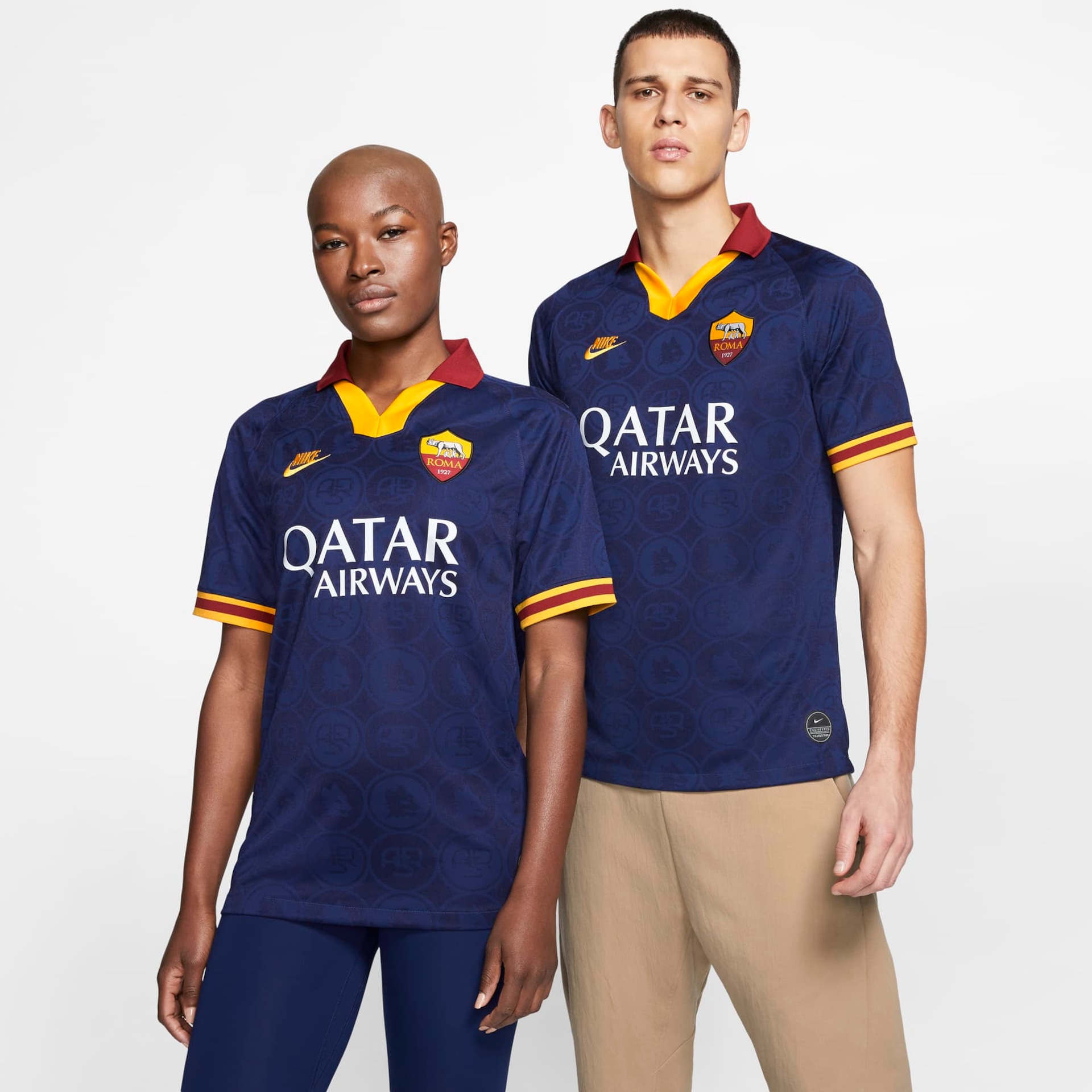 Camisa Nike Roma III 2019/20 Torcedor Pro Unissex - Foto 1