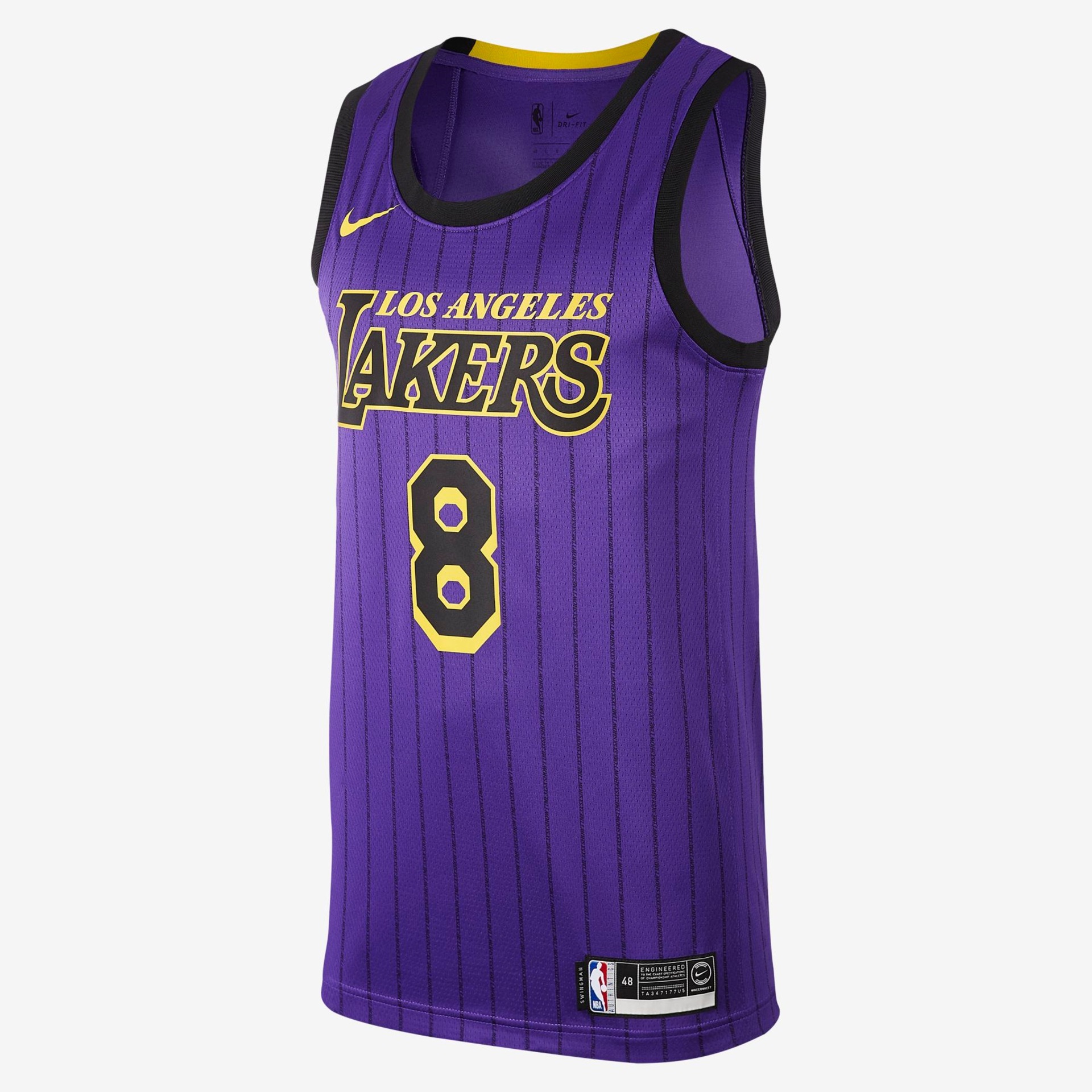 Regata Nike Los Angeles Lakers City Edition Swingman Masculina - Foto 1