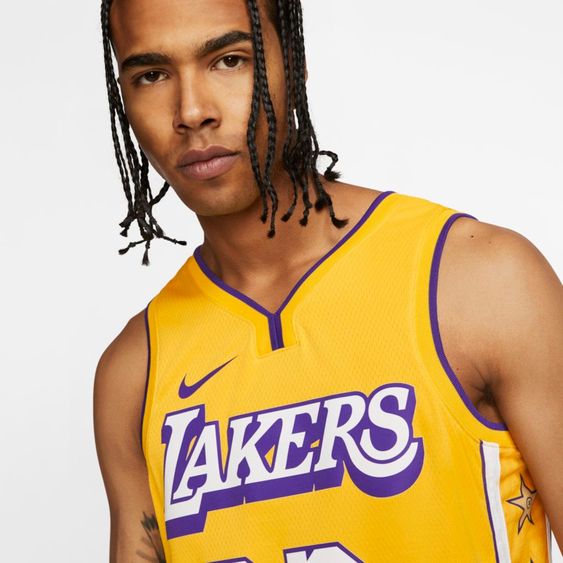 Regata Nike LeBron James Lakers City Edition Unissex - Foto 4