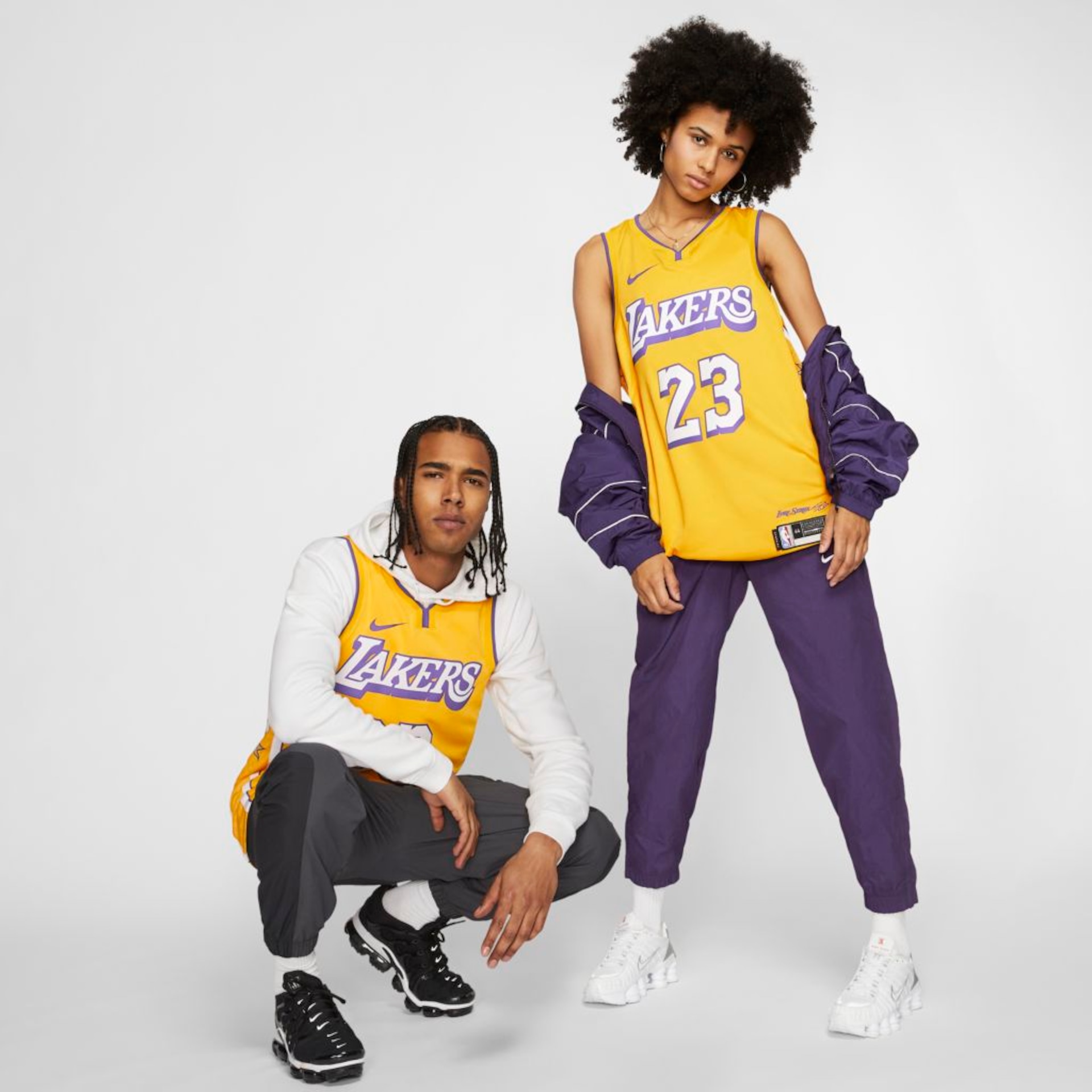 Regata Nike LeBron James Lakers City Edition Unissex - Foto 8