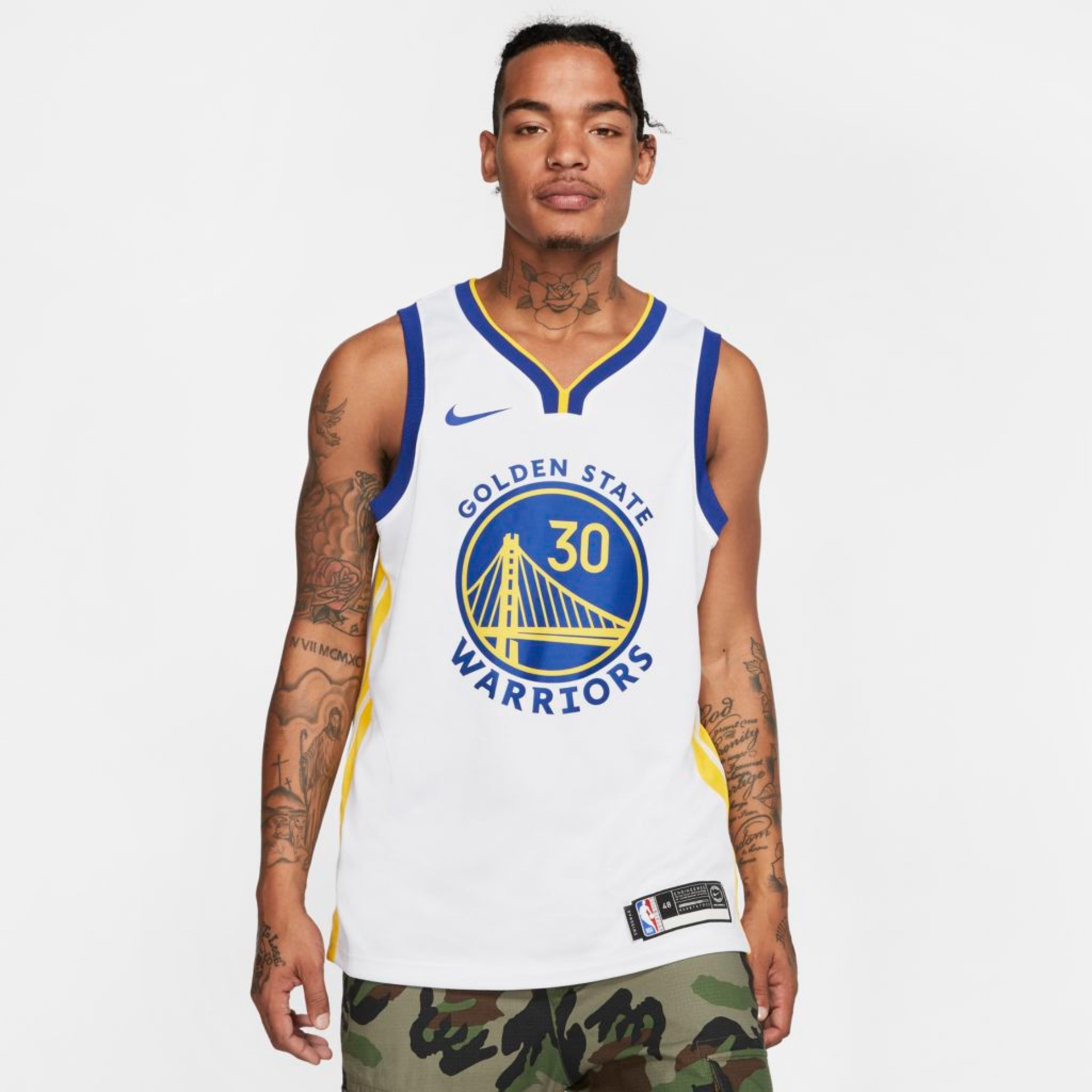 Regata Nike Stephen Curry Association Edition Swingman (Golden State Warriors) Masculina - Foto 2