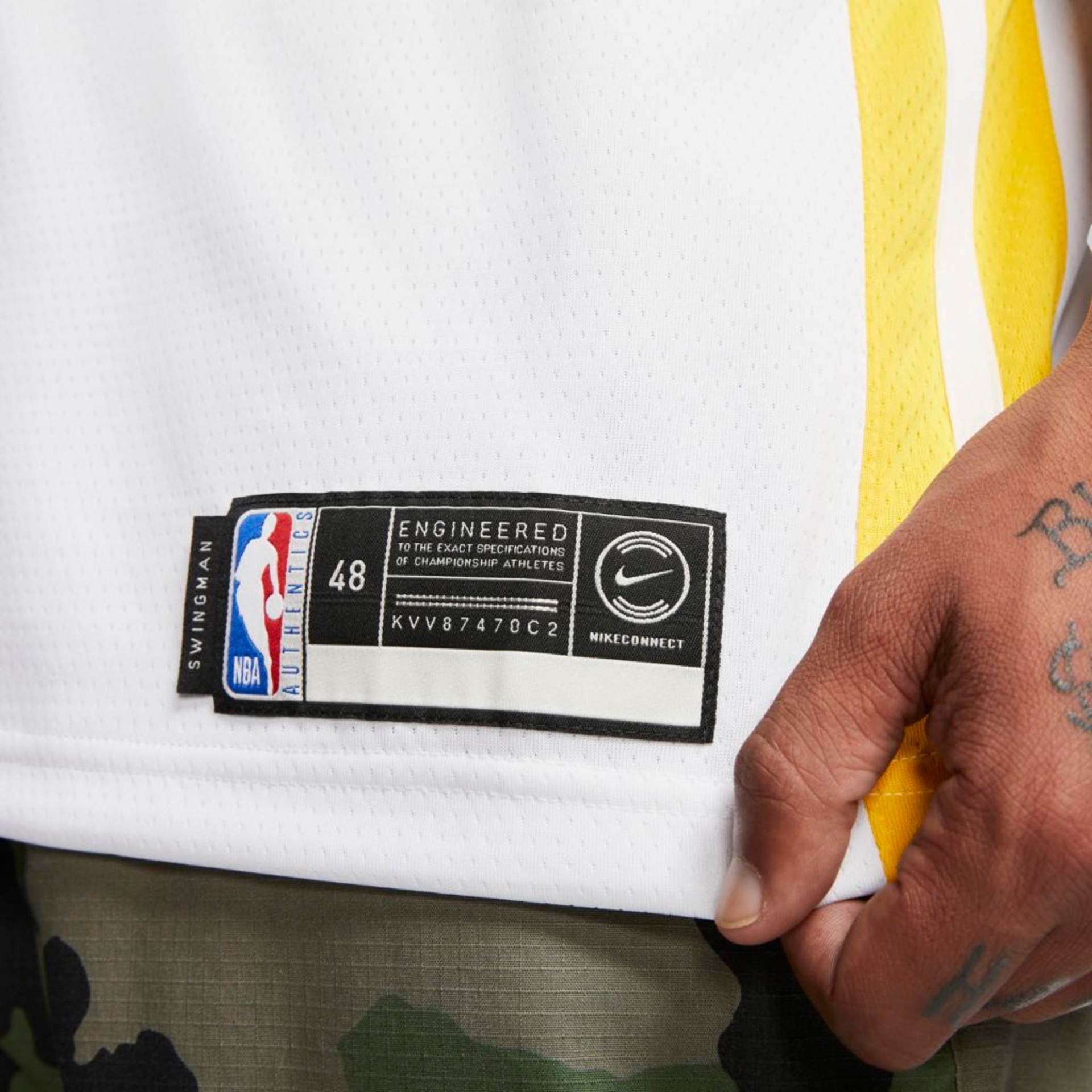 Regata Nike Stephen Curry Association Edition Swingman (Golden State Warriors) Masculina - Foto 5