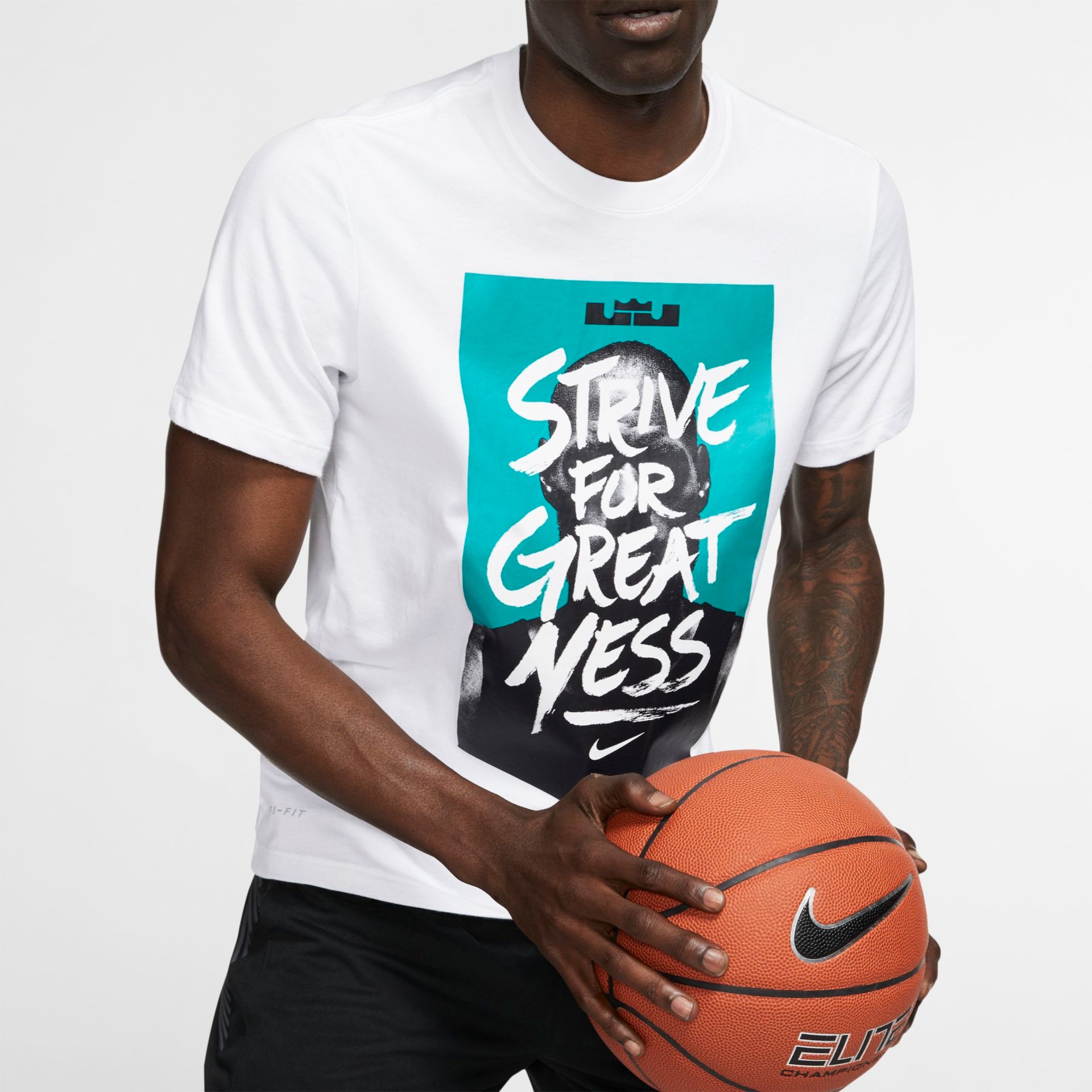 Camiseta LeBron Nike Dri-FIT "Strive For Greatness" Masculina - Foto 3