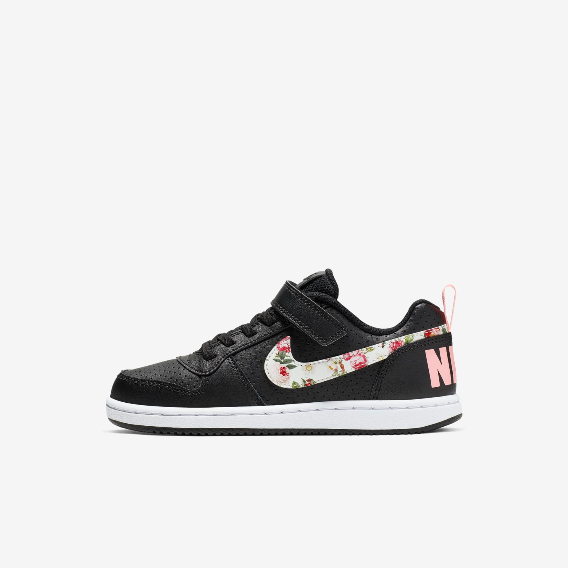 Tênis Nike Court Borough Low Vintage Floral Infantil - Foto 1