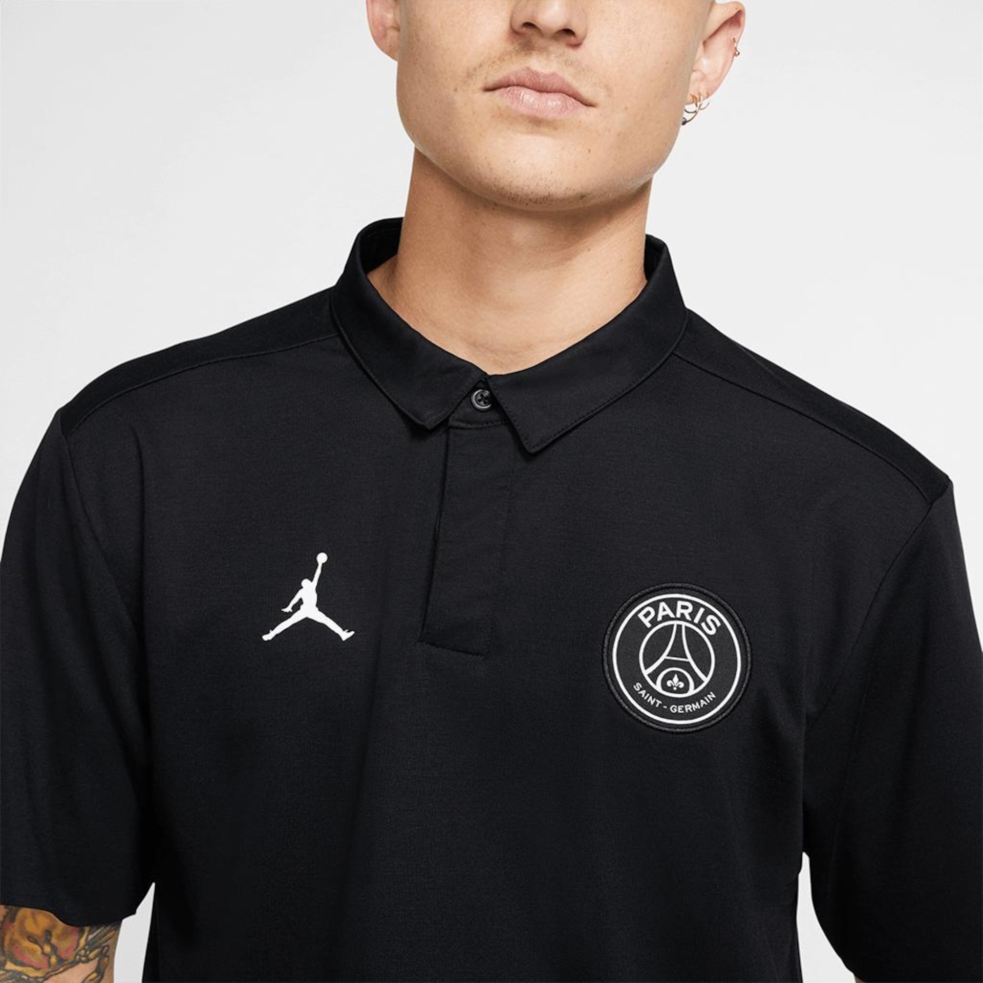 Camisa Polo Jordan PSG Masculina - Foto 3