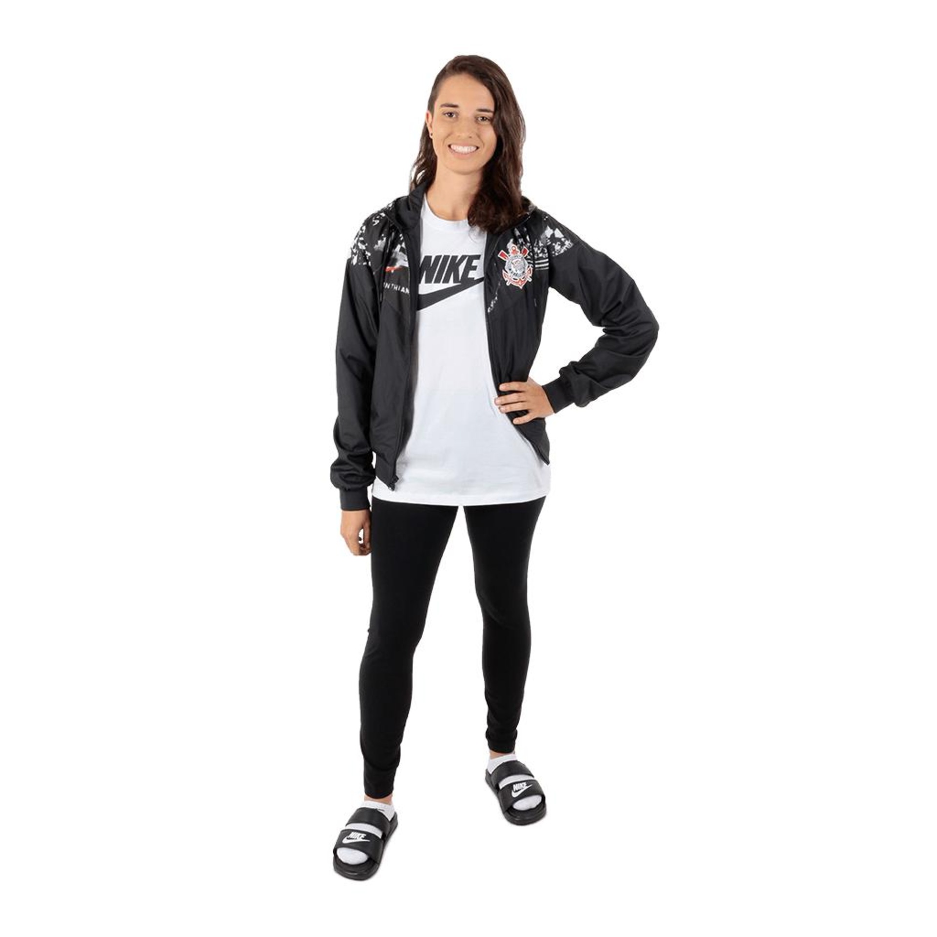 Jaqueta Nike Corinthians Invasões Feminina - Foto 4