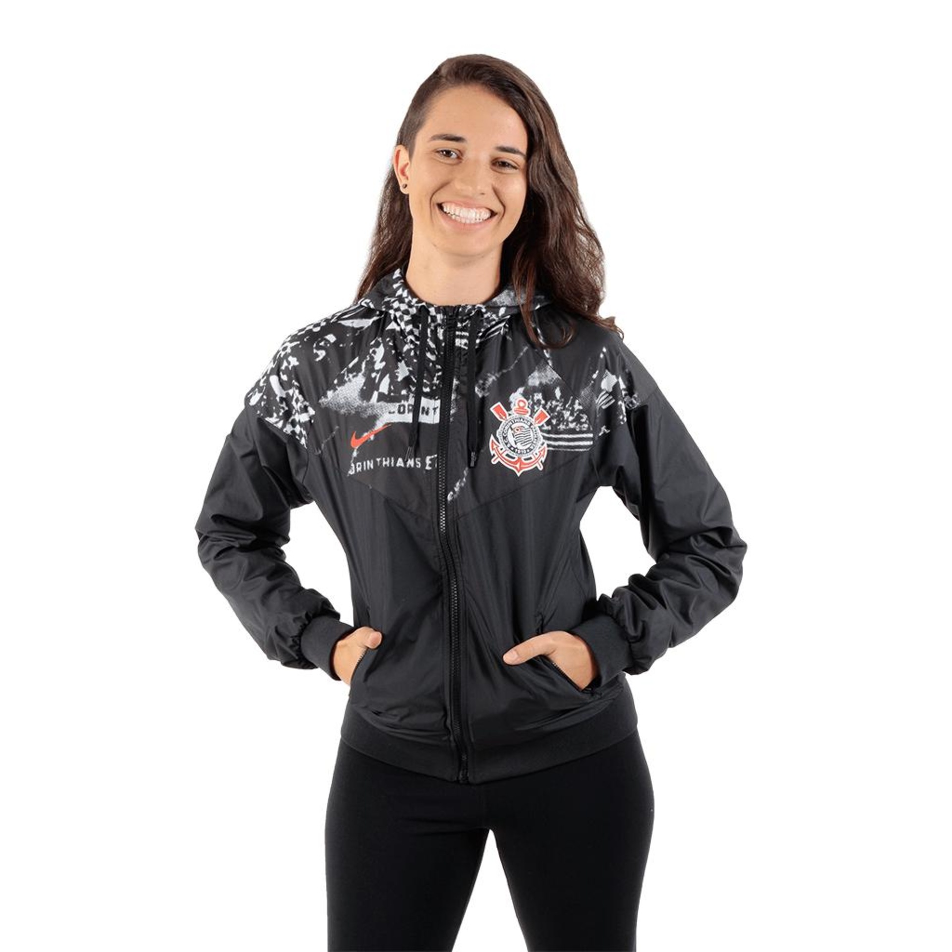 Jaqueta Nike Corinthians Invasões Feminina - Foto 1