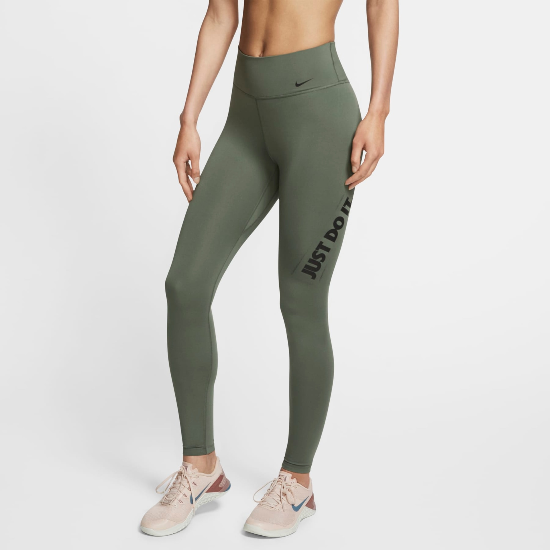 Legging Nike One "Just Do It" Feminina - Foto 1