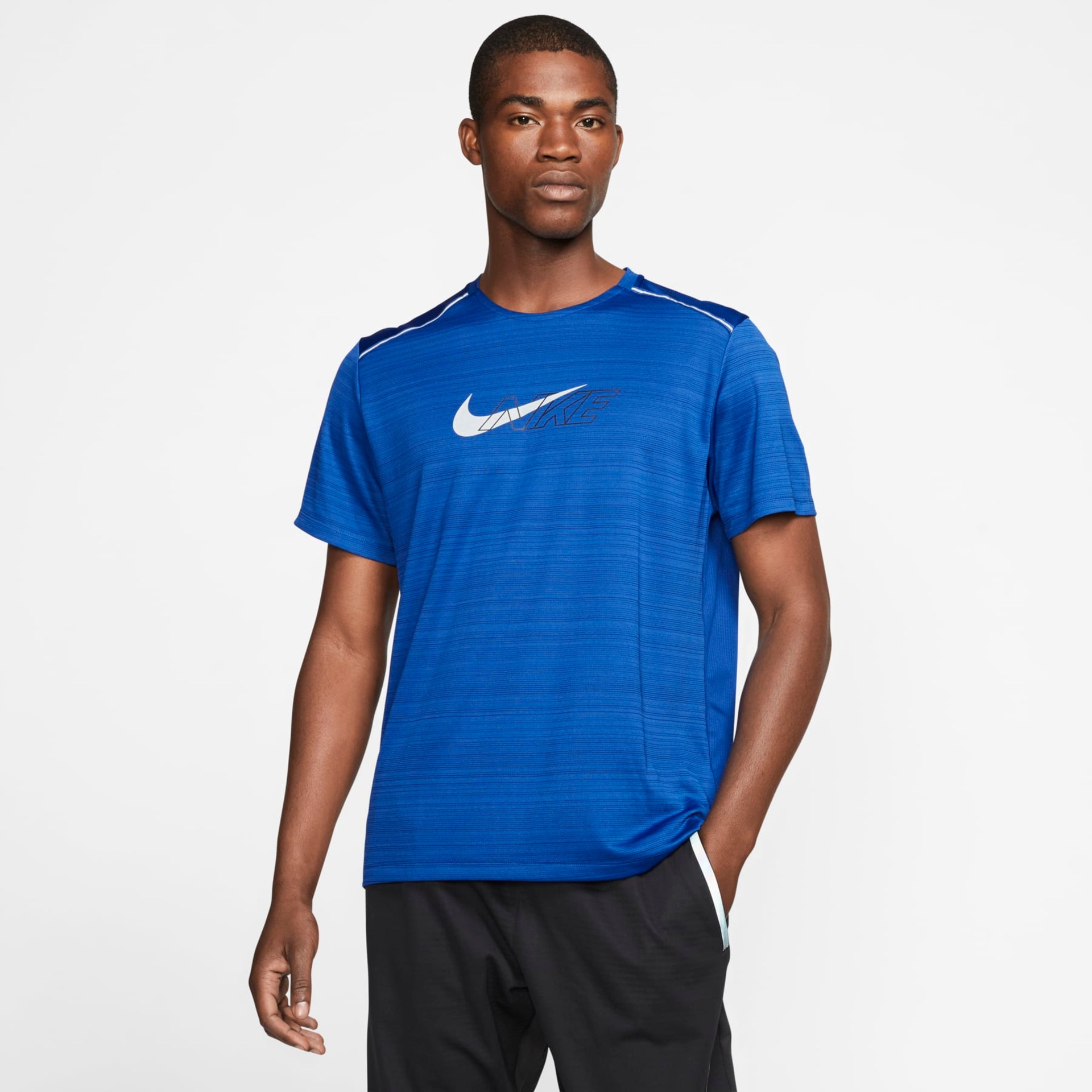 Camiseta Nike Dri-FIT Miler Masculina - Foto 1