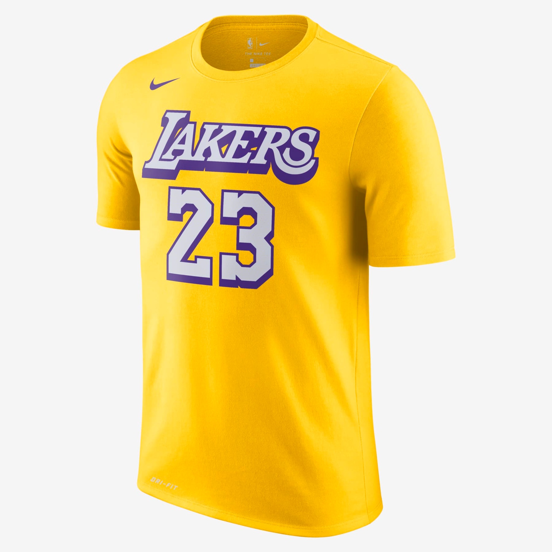 Camiseta Nike LeBron James Lakers City Edition Masculina - Foto 1