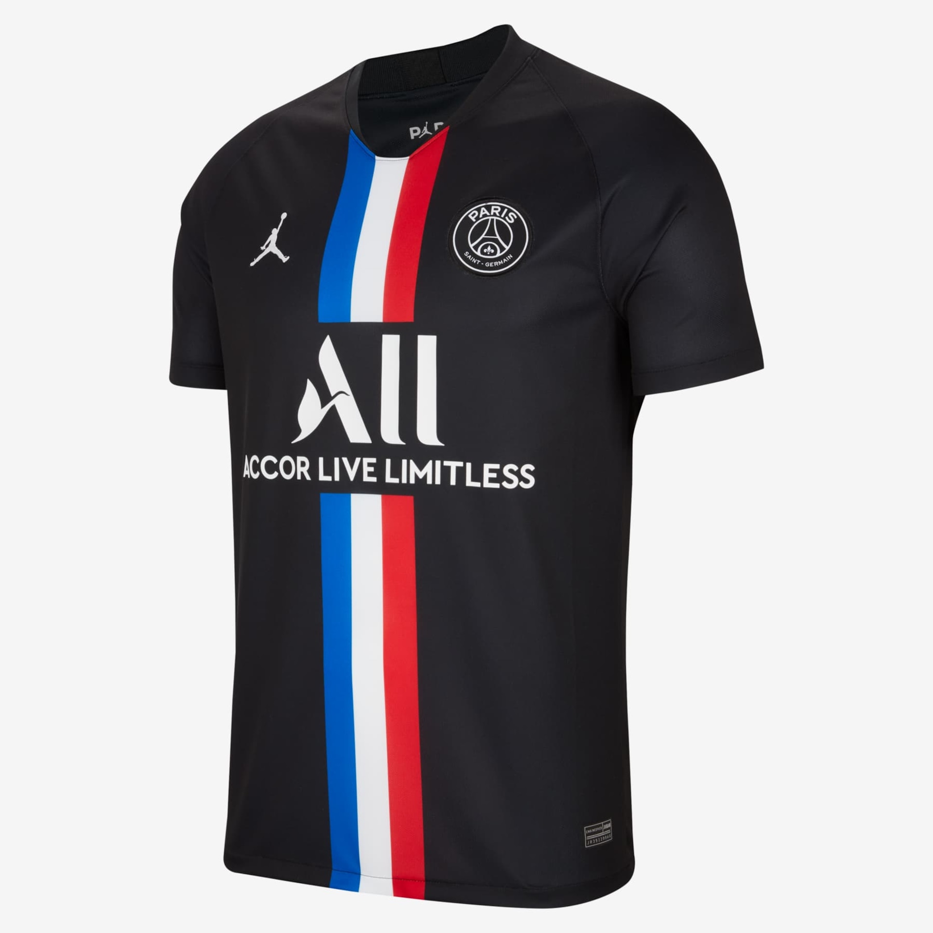 Camisa Jordan x PSG 2019/20 IV Torcedor Pro Masculina - Foto 1
