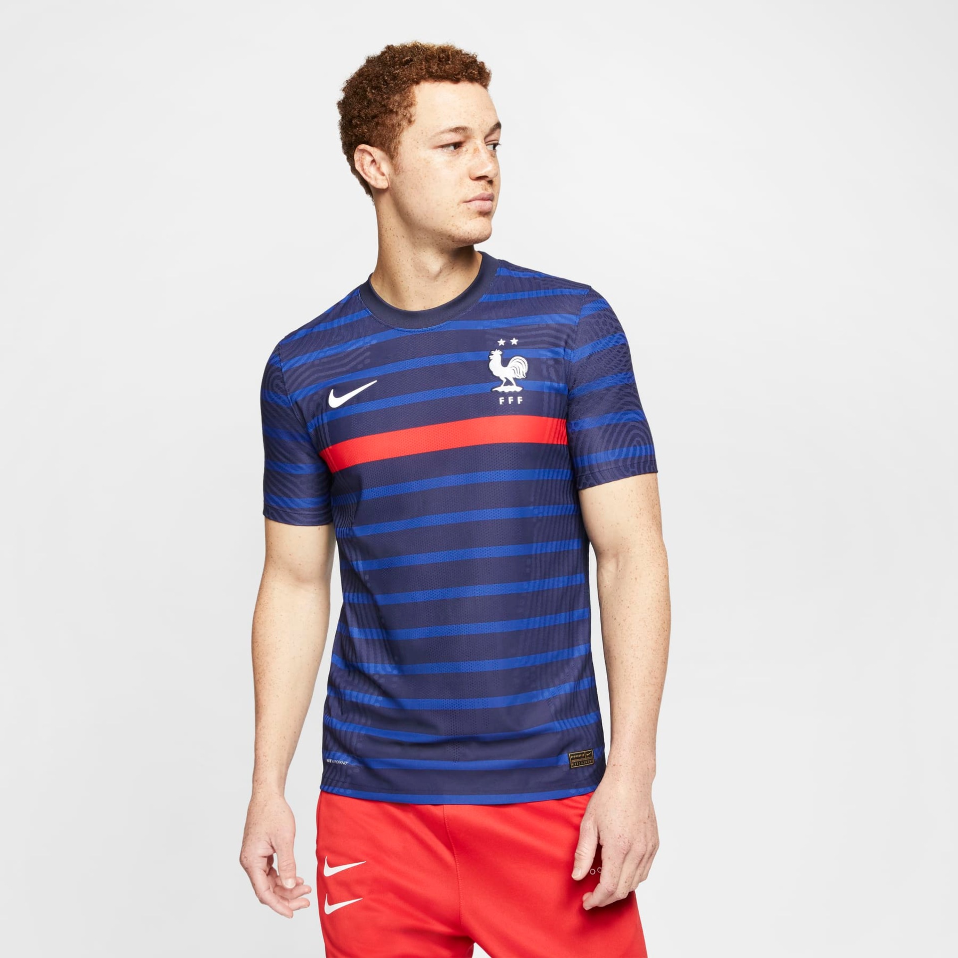 Camisa Nike França I 2020 Jogador Masculina - Foto 1