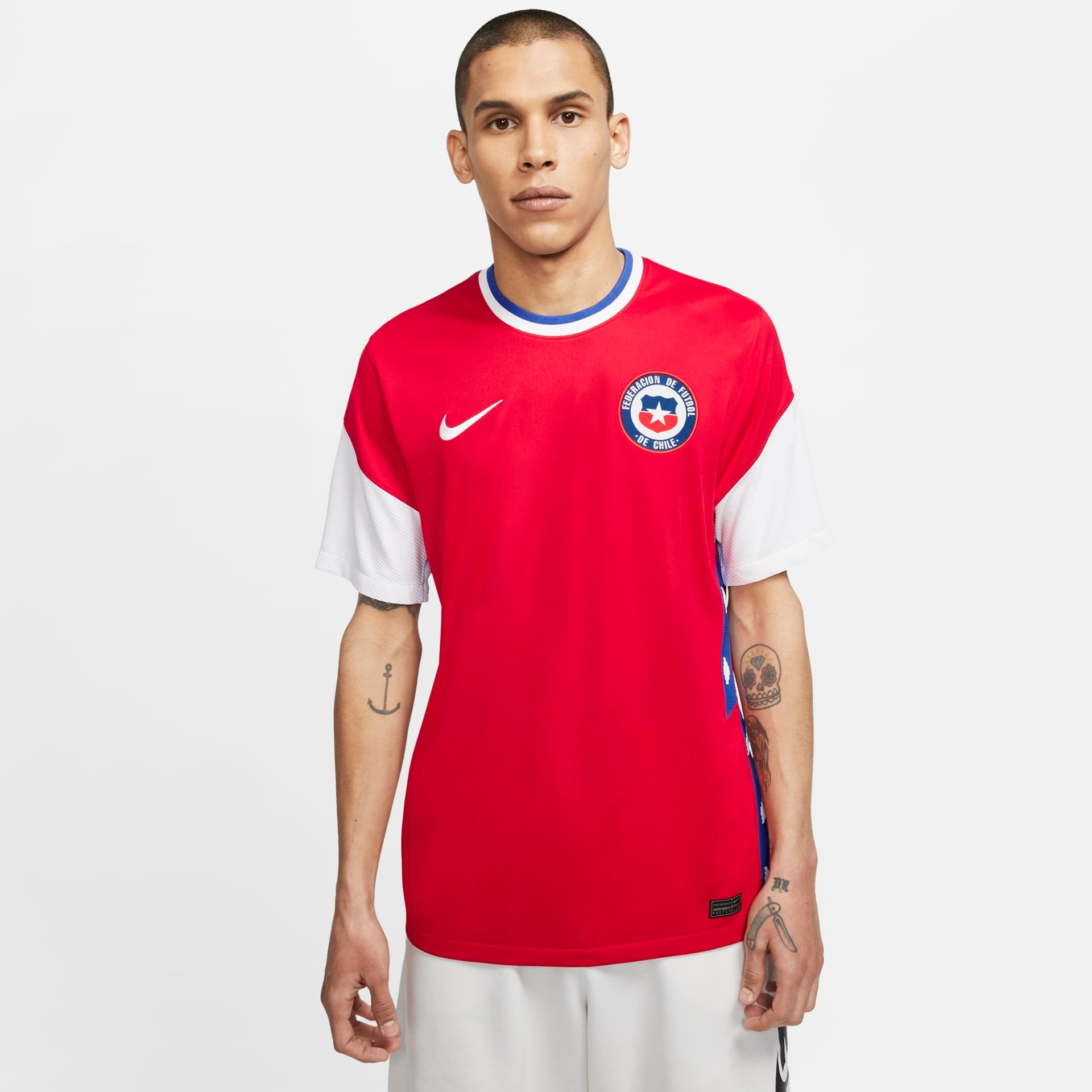 Camisa Nike Chile I 2020/21 Torcedor Pro Masculina - Foto 1