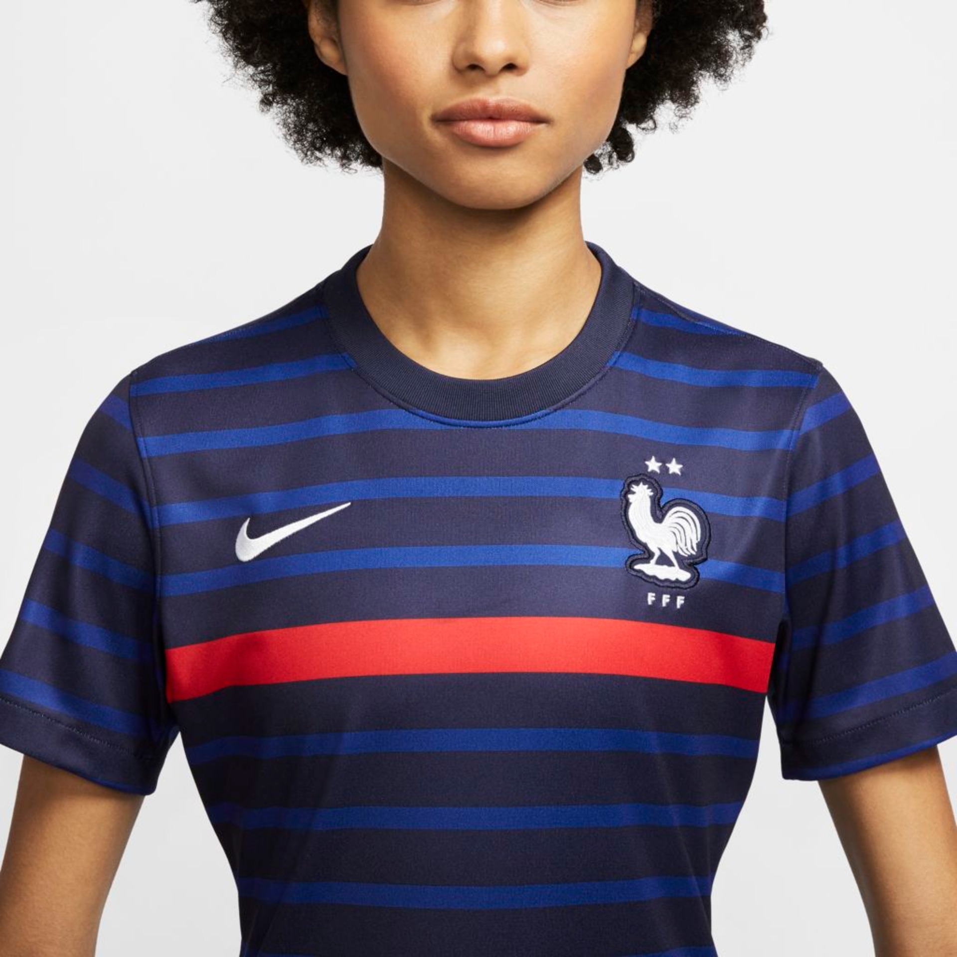 Camisa Nike França I 2020/21 Torcedora Pro Feminina - Foto 3